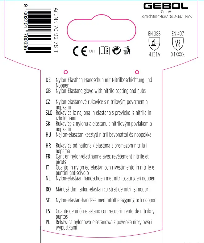 Gebol Handschuh Multi Flex Touch  