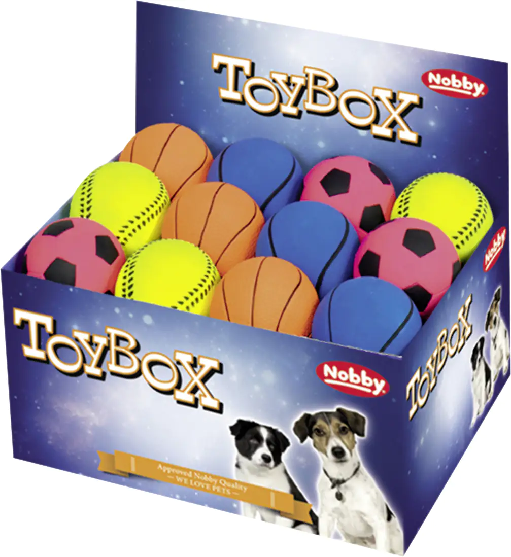 Nobby Moosgummi Ball 7,2 cm