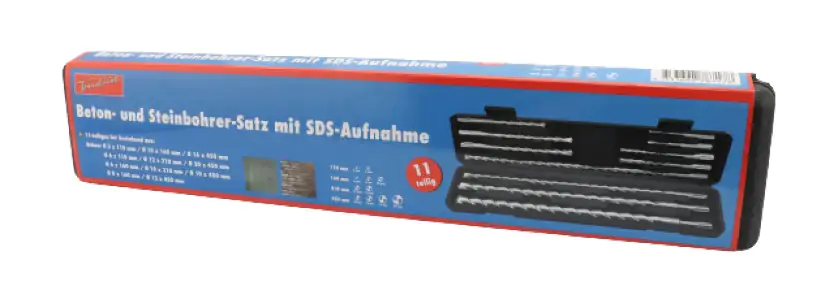 TrendLine SDS-Bohrer-Set für Beton & Stein 11-teilig