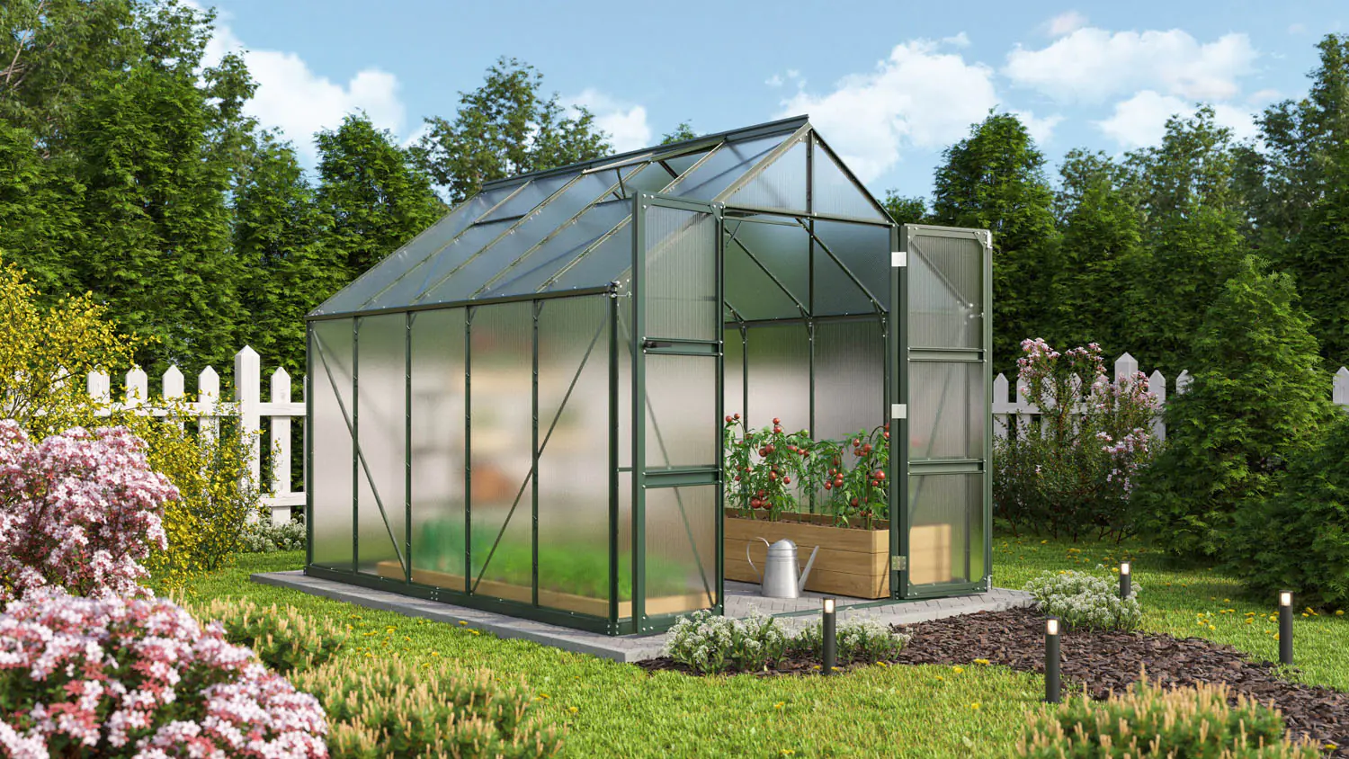 Vitavia Gewächshaus Domus 8300 257 x 324 cm 4 mm Hohlkammerplatten