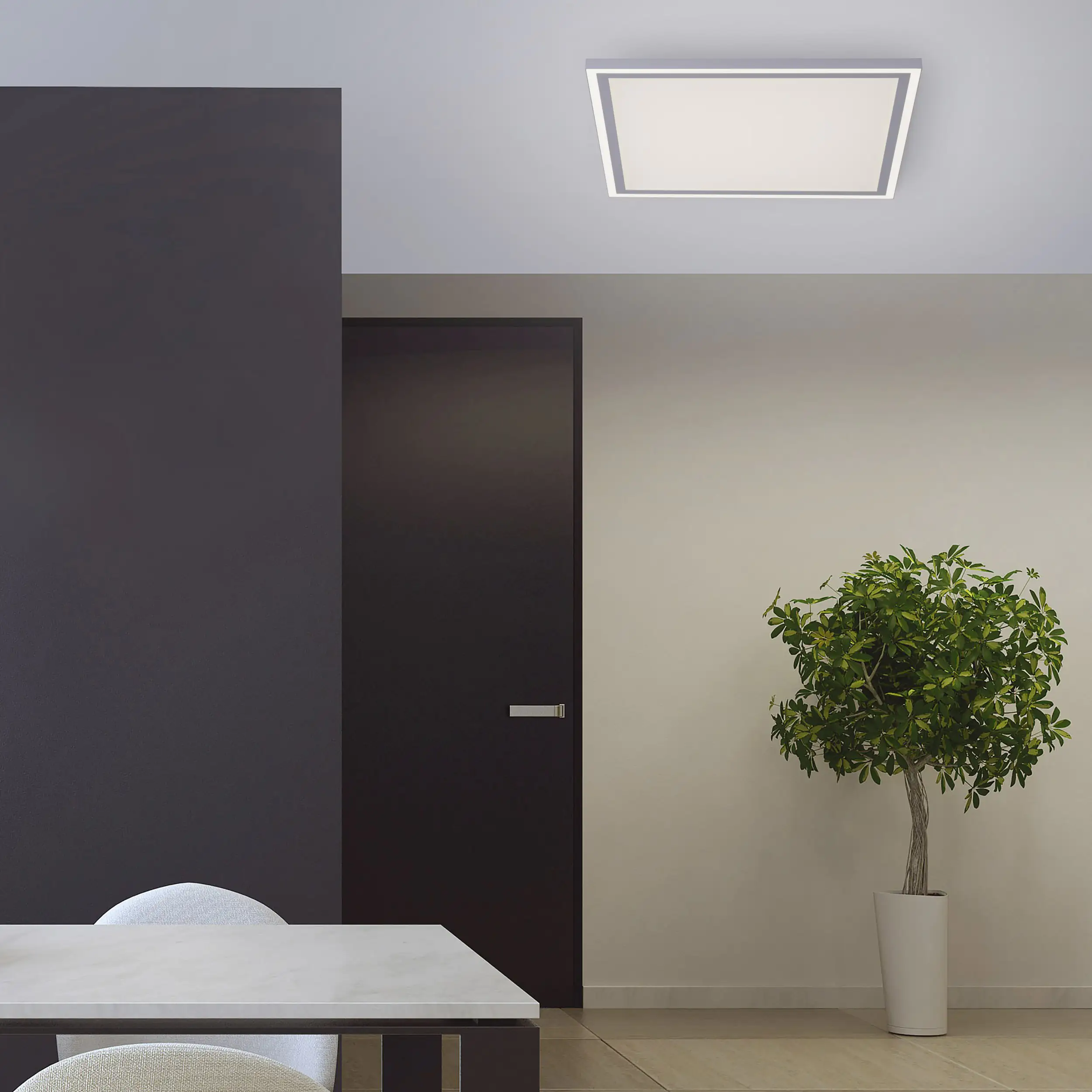 JustLight LED Panel Edging weiß 46,4 x 46,4 cm dimmbar