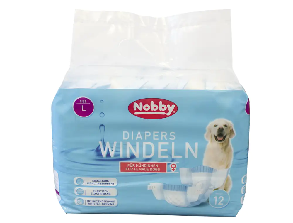 4033766571749 Nobby Hundewindeln Hündinnen Größe L - 12 Stück