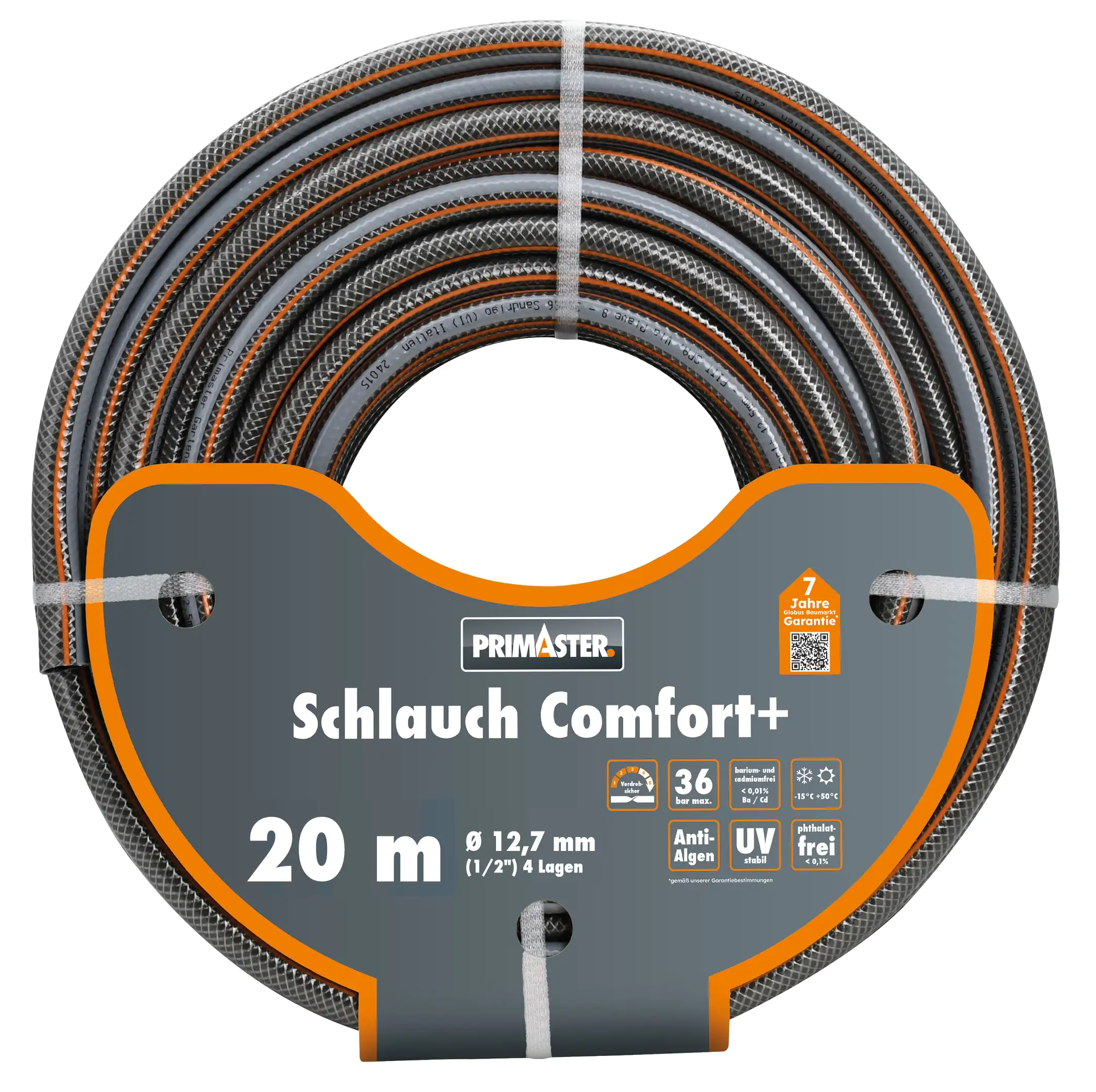Primaster Gartenschlauch Comfort+ 20 m Ø 12,7 mm (1/2")