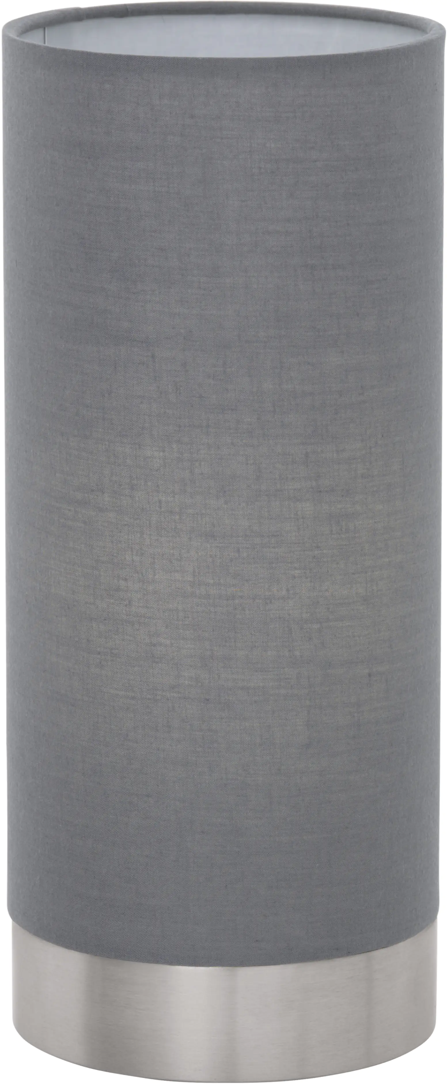 Eglo Tischleuchte Pasteri grau 25,5 x 12 cm E27, nickel-matt