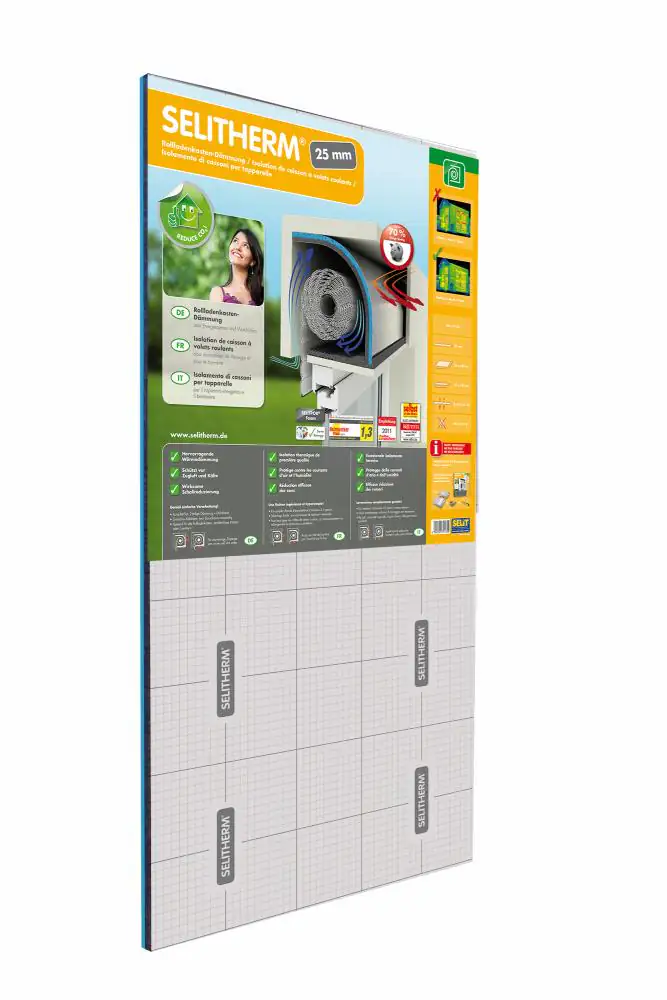 Selitherm Rollladenkasten-Dämmung Set 25 mm