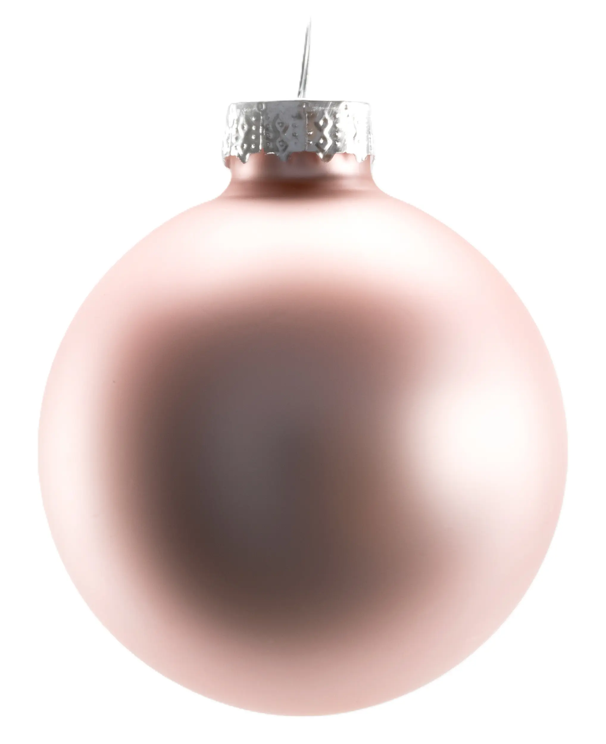 TrendLine Weihnachtskugeln aus Glas Ø 6 cm perle-rosa-magnoliarosa 20 Stück