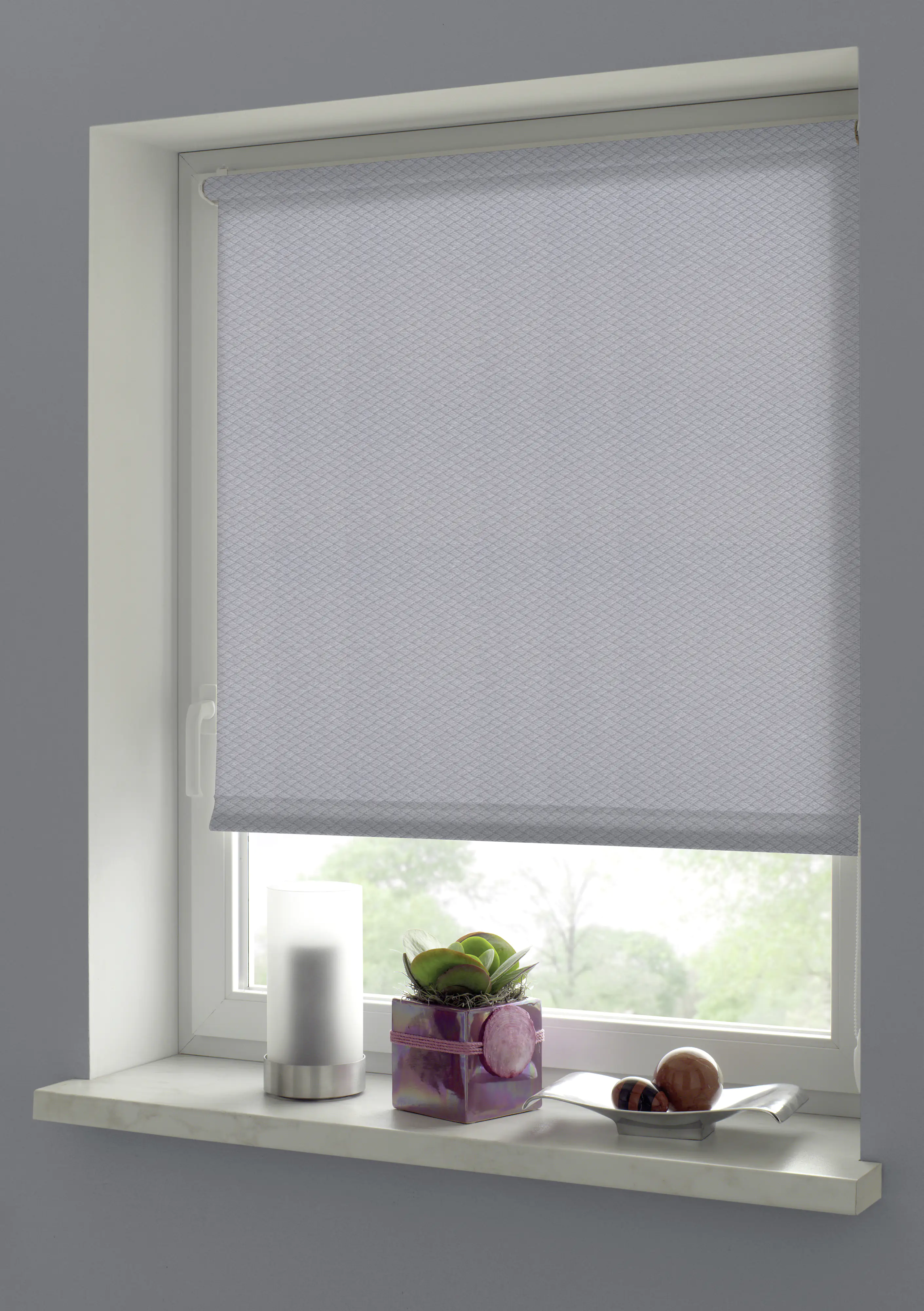 Gardinia EasyFix Rollo hellgrau 120 x 160 cm Shaun Gardinia EasyFix Rollo hellgrau 120 x 160 cm Shaun