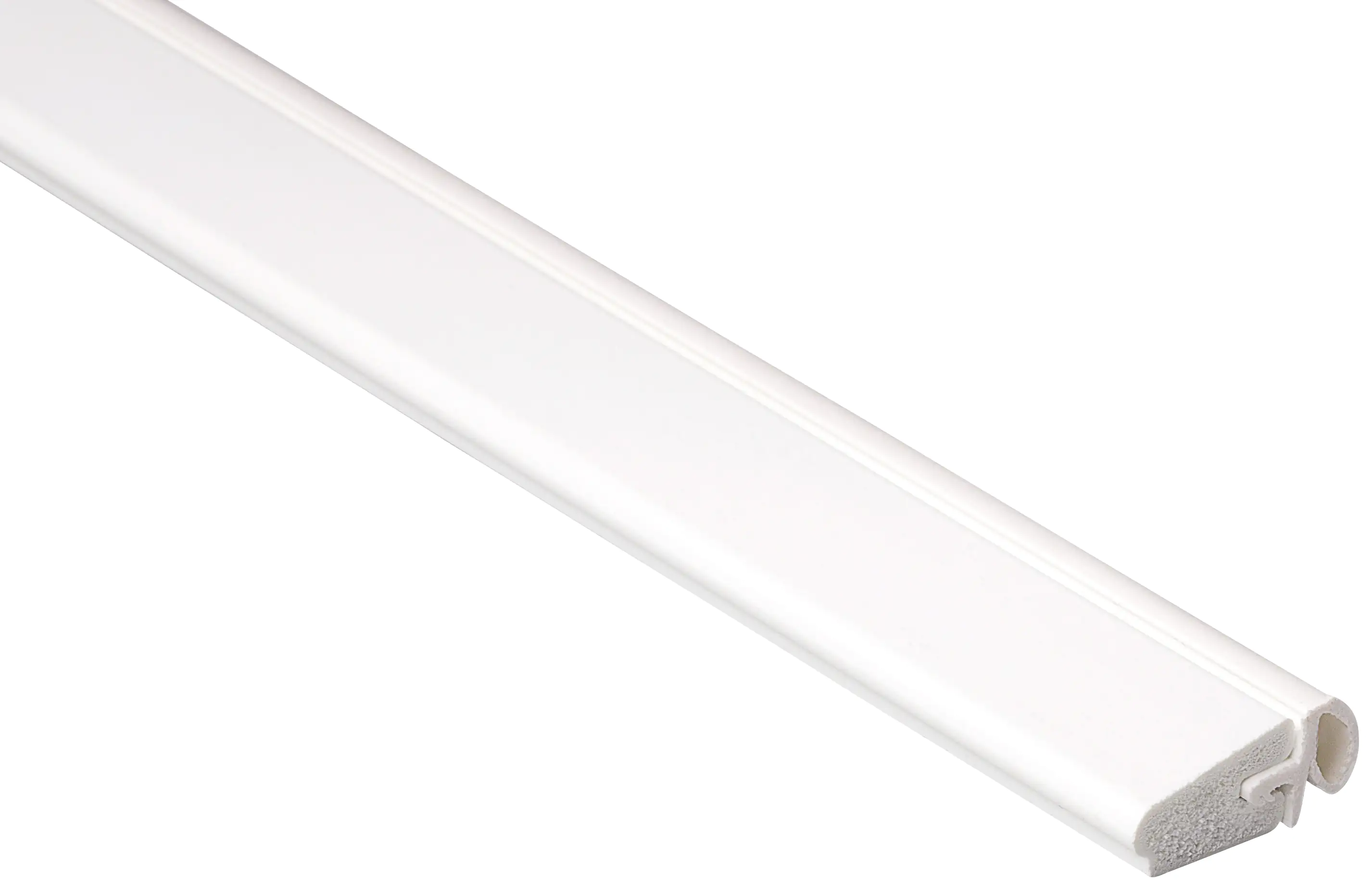 Primo Dichtungsleiste 220 x 1,5 cm, 9 mm Hoch, weiß