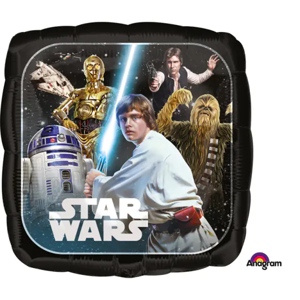 Folienballon Star Wars Classic 43 cm Folienballon Star Wars Classic 43 cm