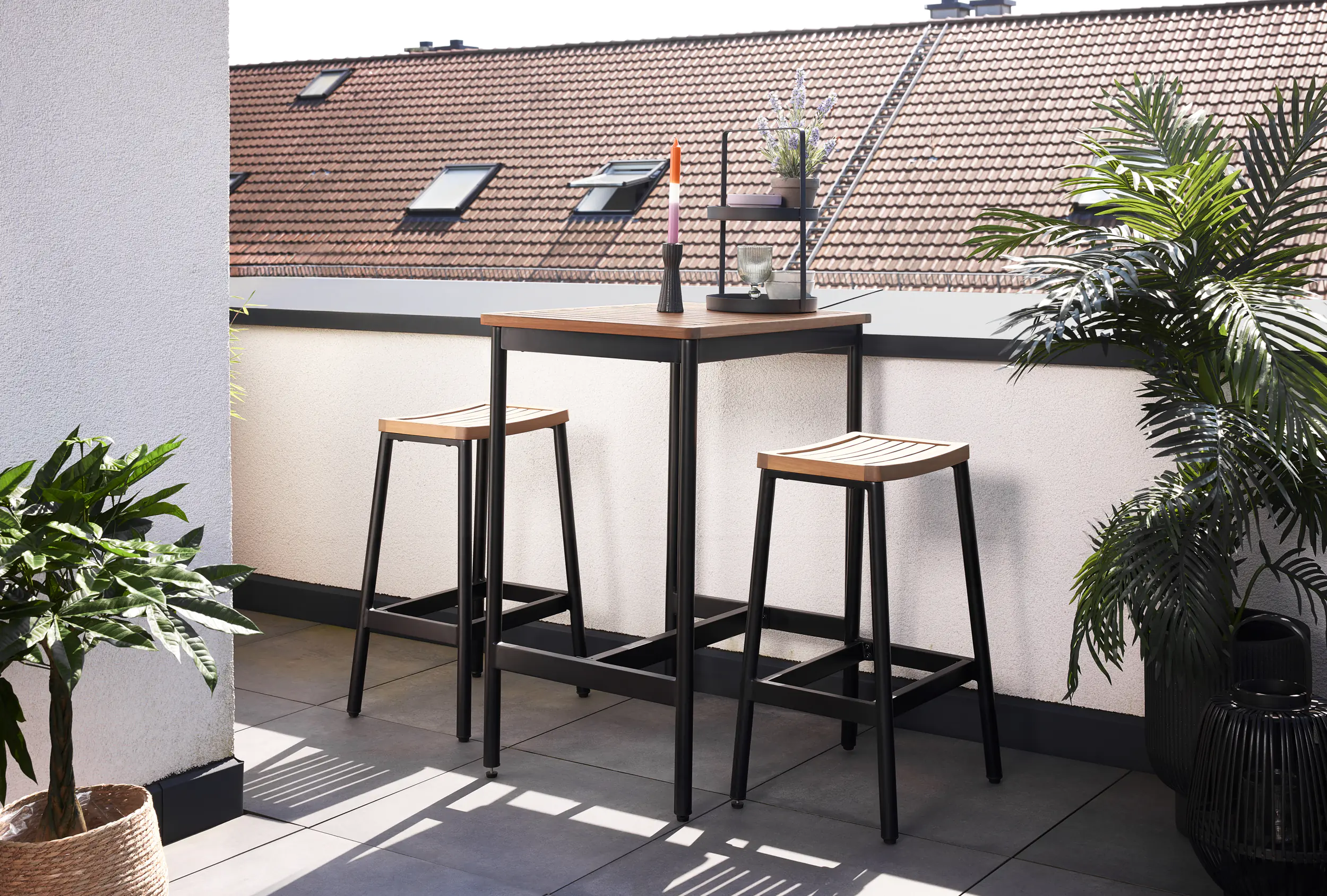 Primaster Bar-Set Salo Eucalyptusholz