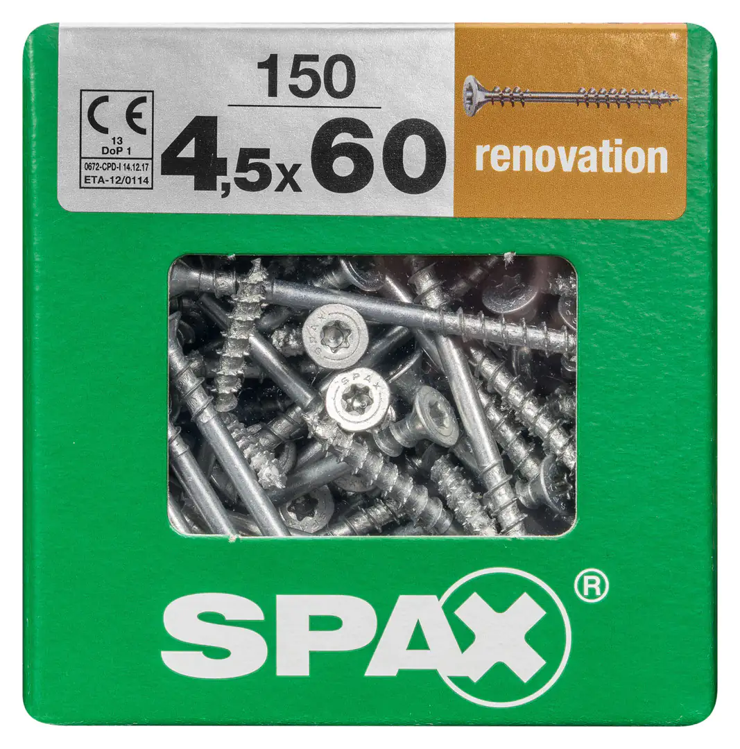 Spax Verlegeschrauben 4.5 x 60 mm TX 20 - 150 Stk.