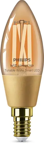 Philips Smart LED Leuchtmittel Tunable White Amber C35 E14 Kerzenform 4,9 W Philips Smart LED Leuchtmittel Tunable White Amber C35 E14 Kerzenform 4,9 W