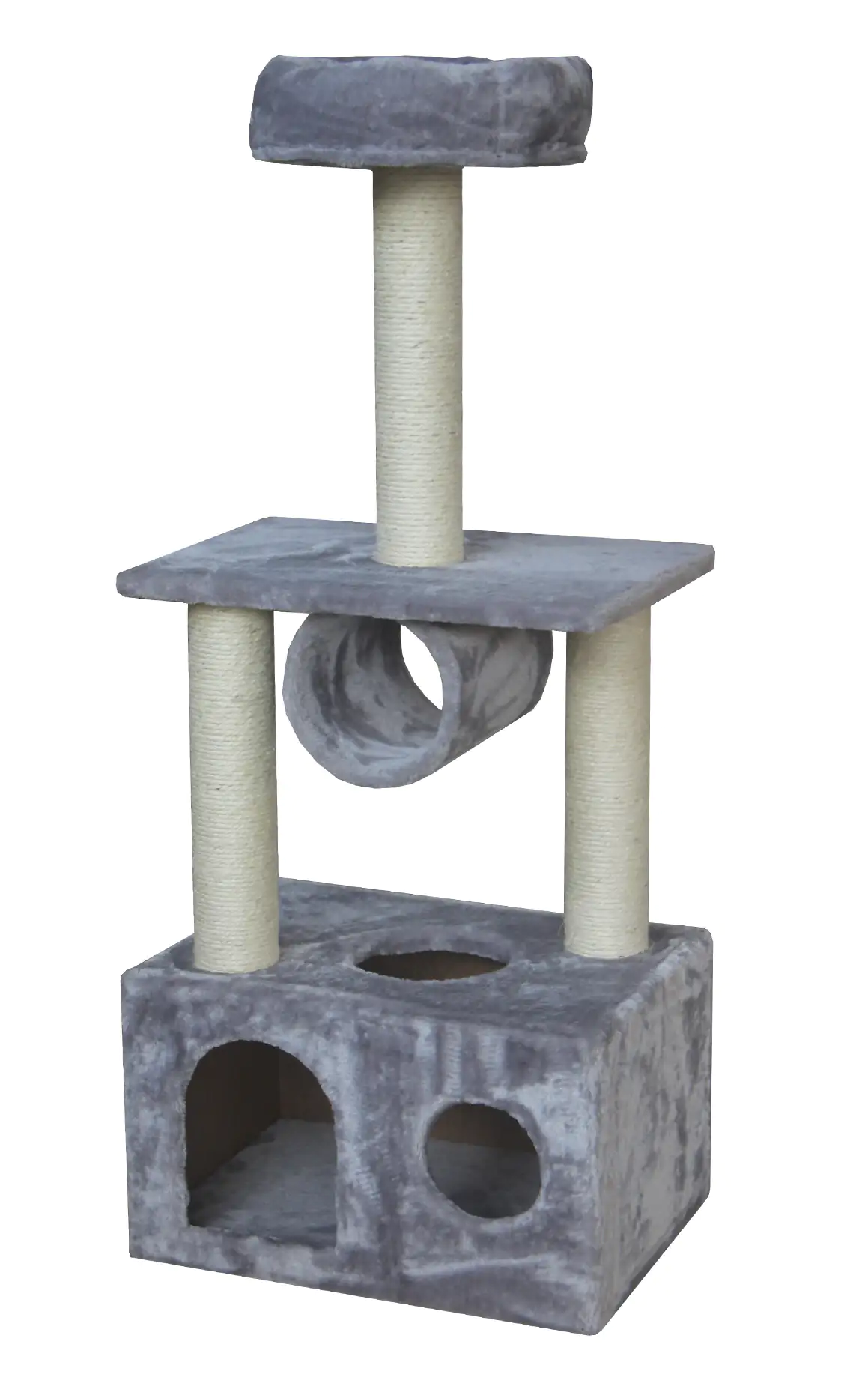 4333692026338 TrendLine Kratzbaum Joschi H 116 cm grau