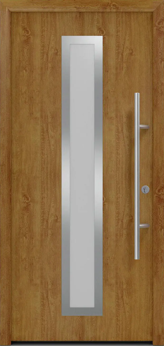 EcoStar Haustür ISOPRO Secur IPS 700S RC2 golden oak 110 x 210 cm EcoStar Haustür ISOPRO Secur IPS 700S RC2 golden oak 110 x 210 cm