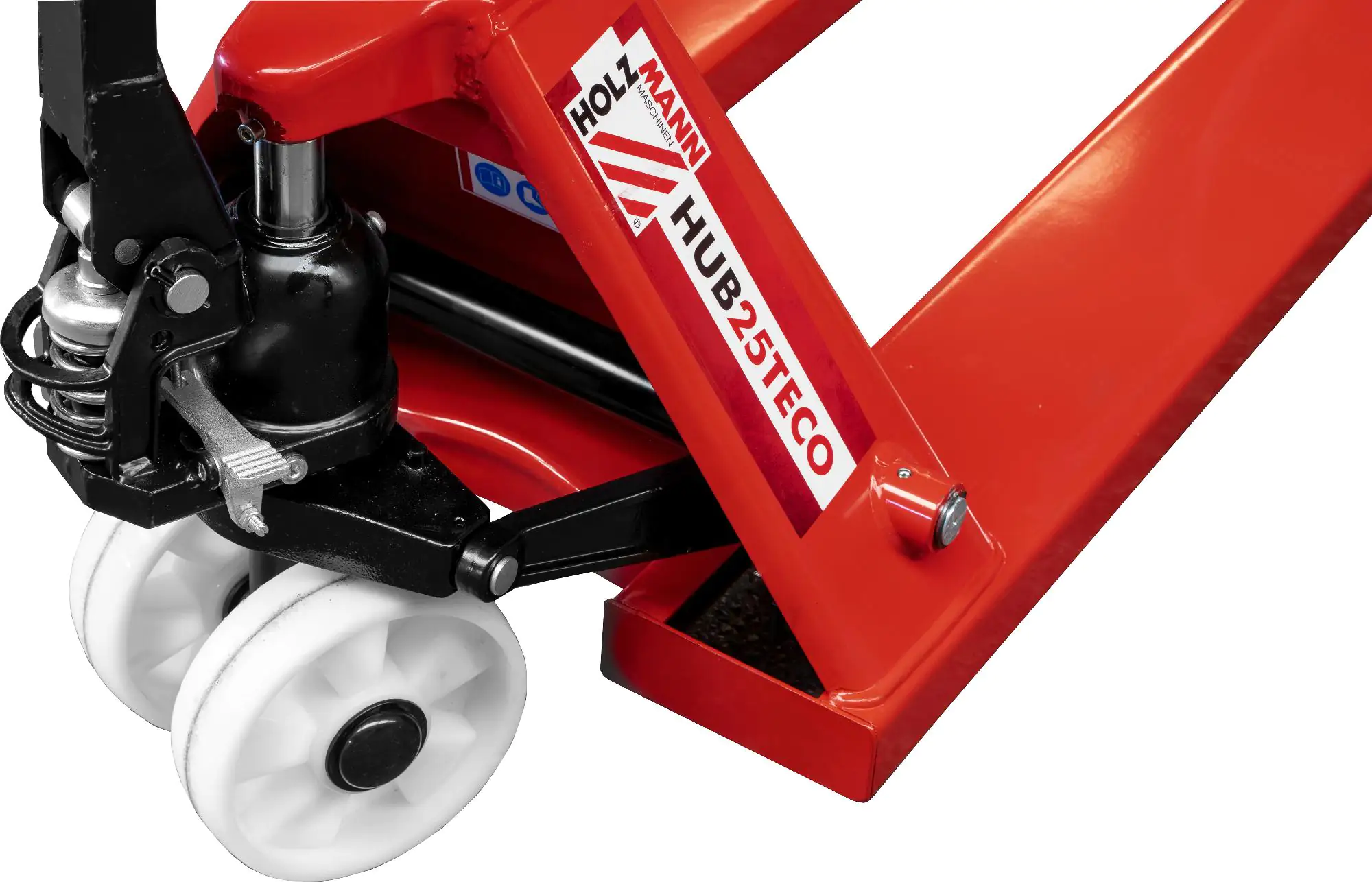 Holzmann Hubwagen HUB25TECO Tandembereifung & Einfahrrolle Holzmann Hubwagen HUB25TECO Tandembereifung & Einfahrrolle