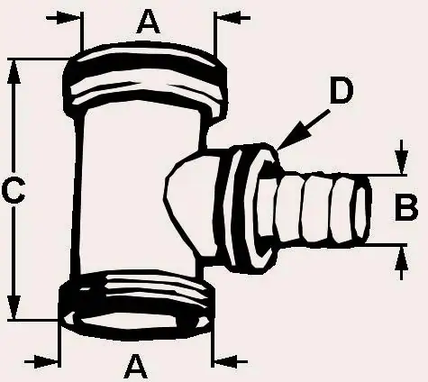 Cornat Ablauf-Zwischenstück 1 1/4" mit Geräteanschluß