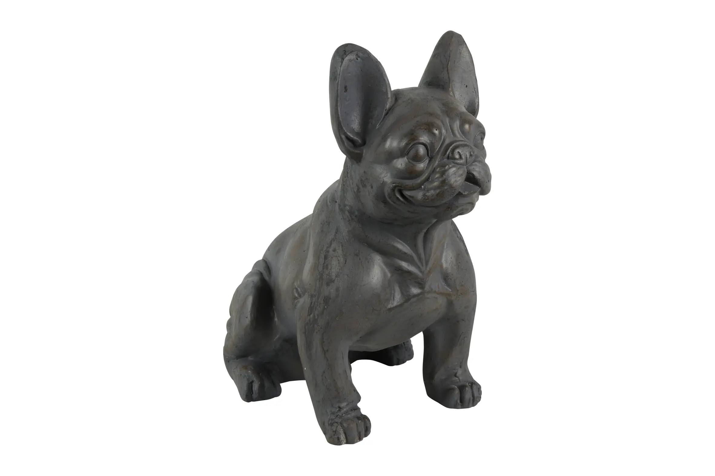 Dekofigur Hund Mel Sitzend 40 x 43 cm braun