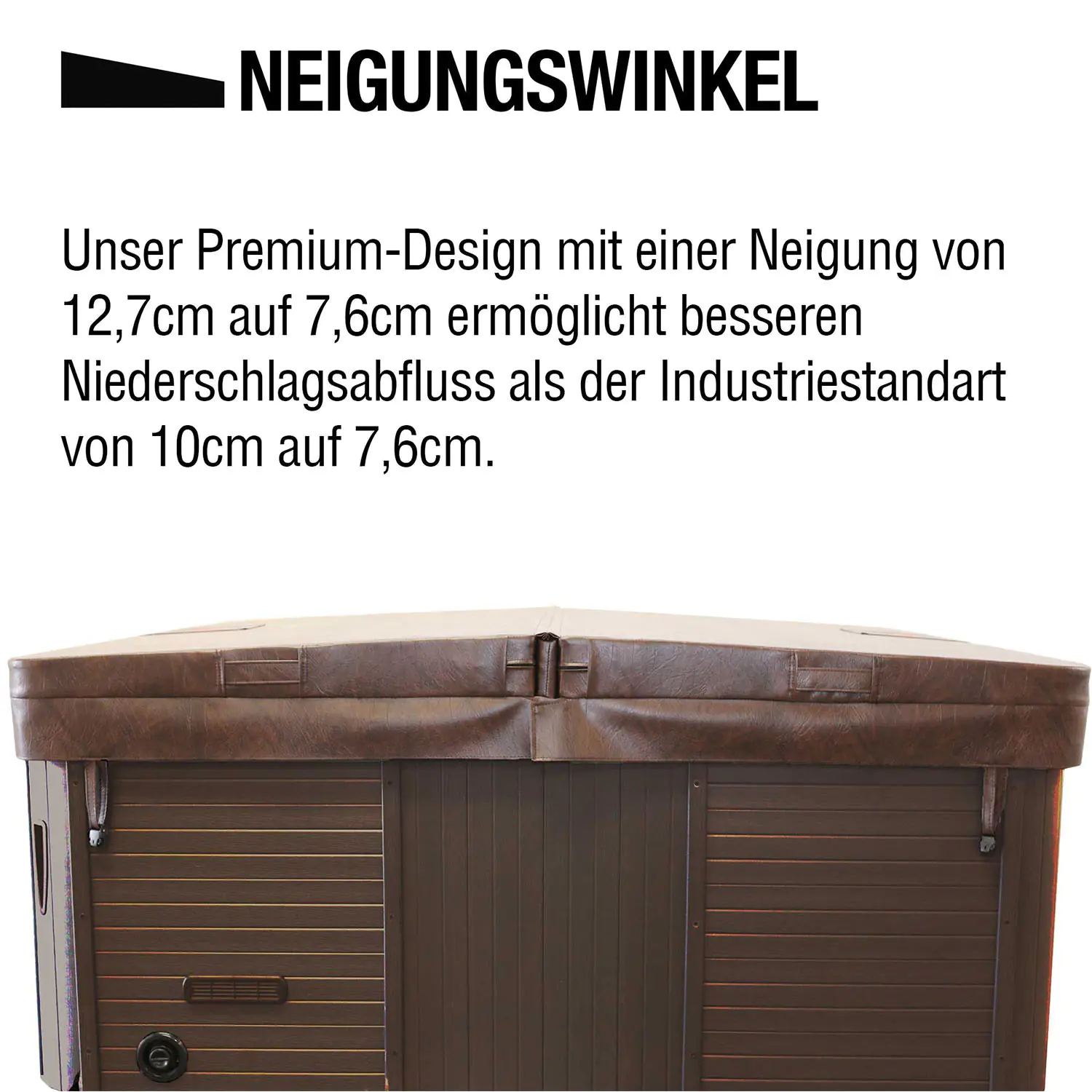 Canadian Spa Deluxe Whirlpool Isolierabdeckung braun 223 x 223 cm universell passend Canadian Spa Deluxe Whirlpool Isolierabdeckung braun 223 x 223 cm universell passend