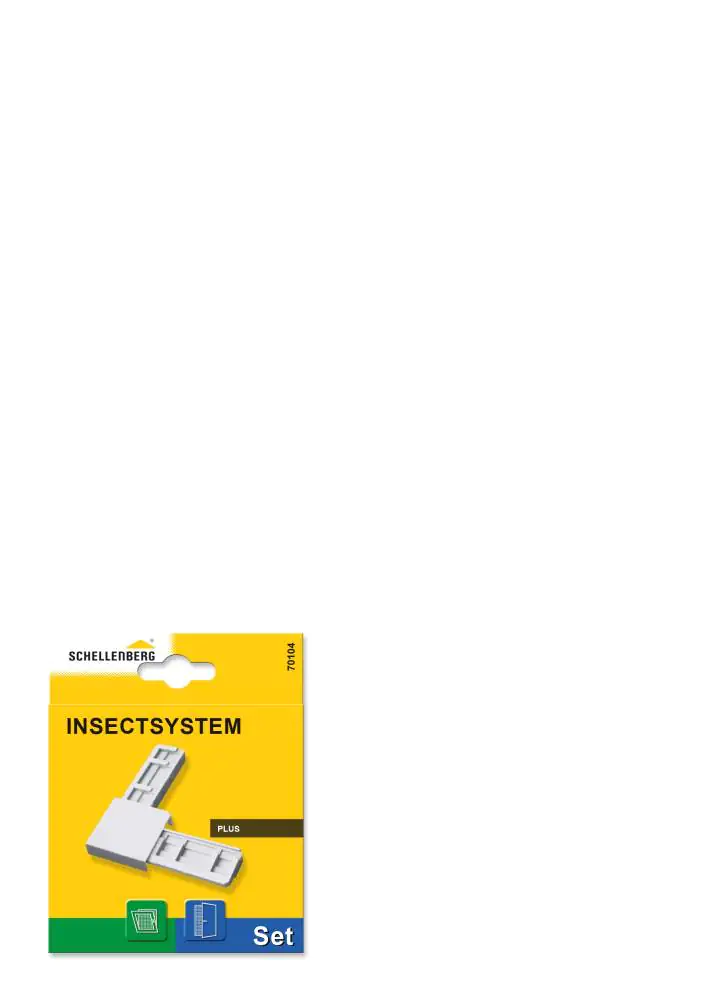 Schellenberg Eckverbinder-Set PLUS weiß