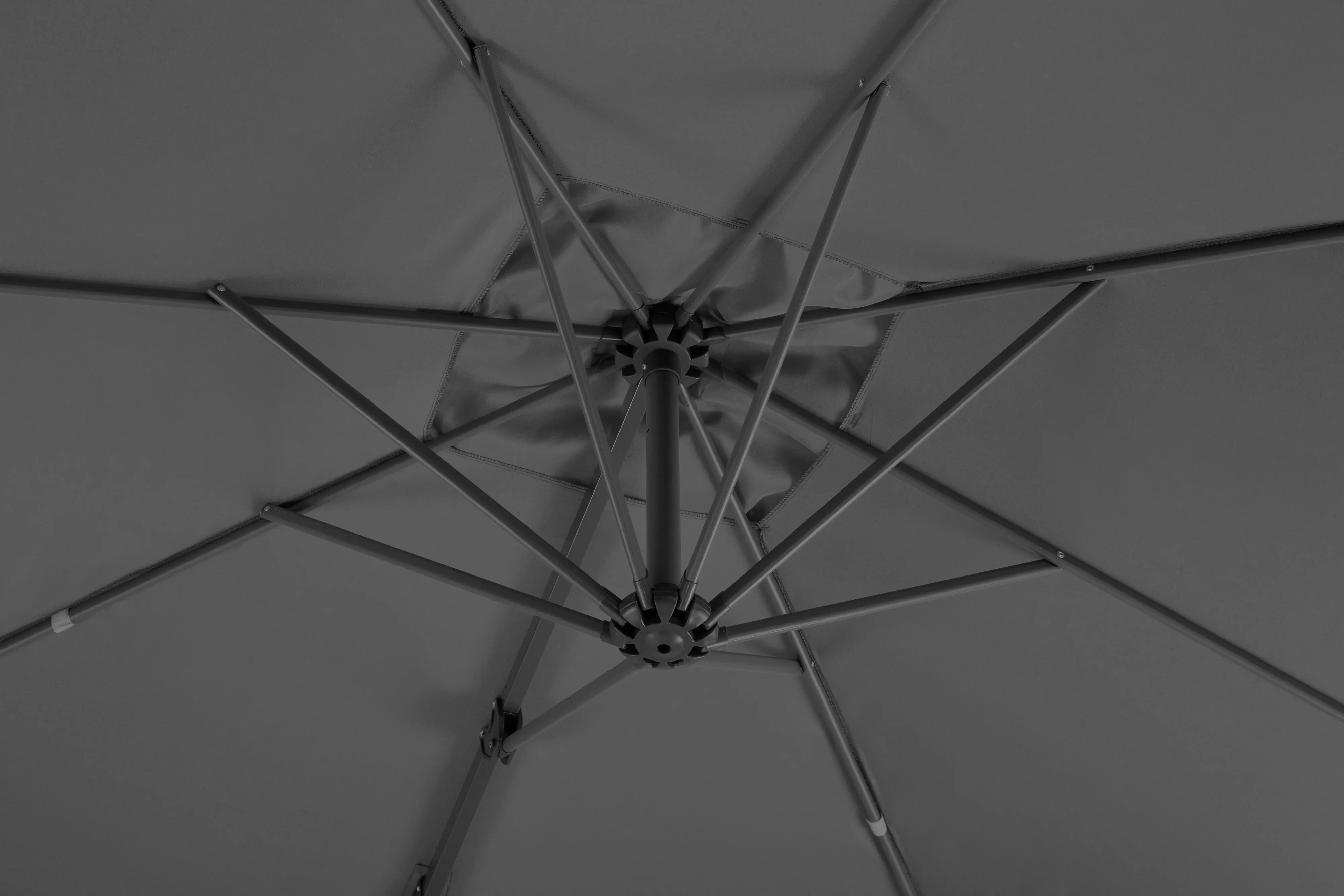 Schneider Ampelschirm Rhodos Junior anthrazit 270 x 270 cm Schneider Ampelschirm Rhodos Junior anthrazit 270 x 270 cm