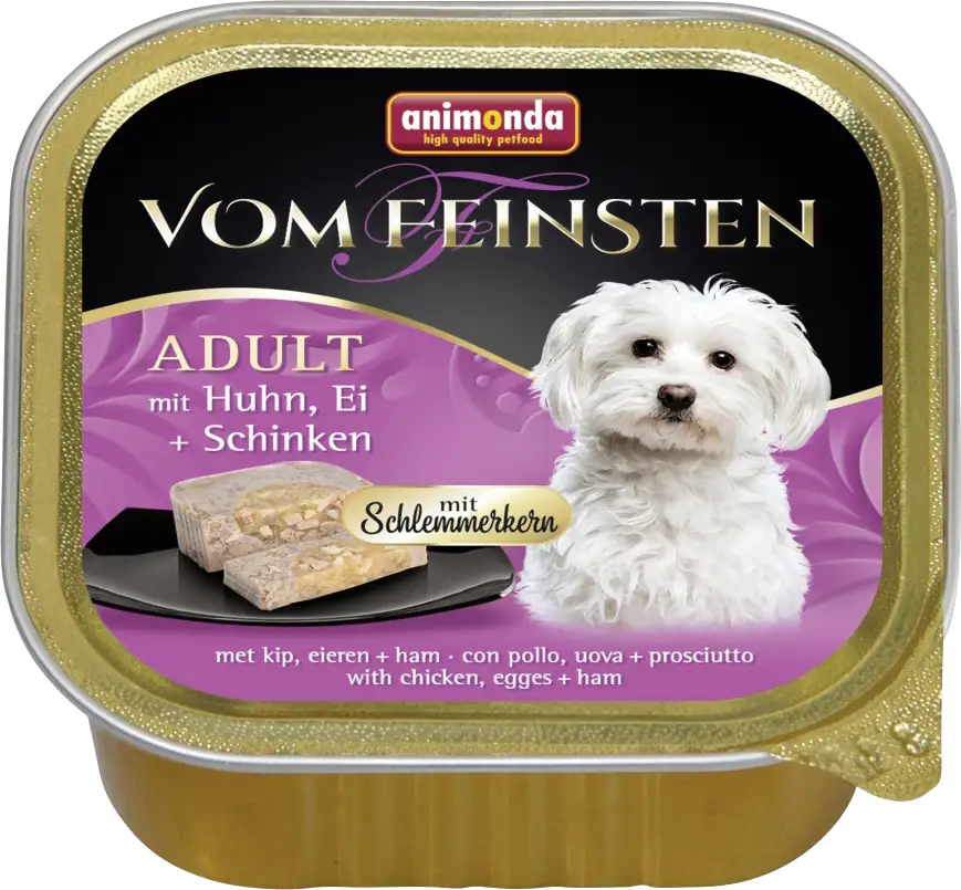 4017721826464 Animonda Vom Feinsten Adult Schlemmerkern mit Huhn Ei + Schinken 150 g