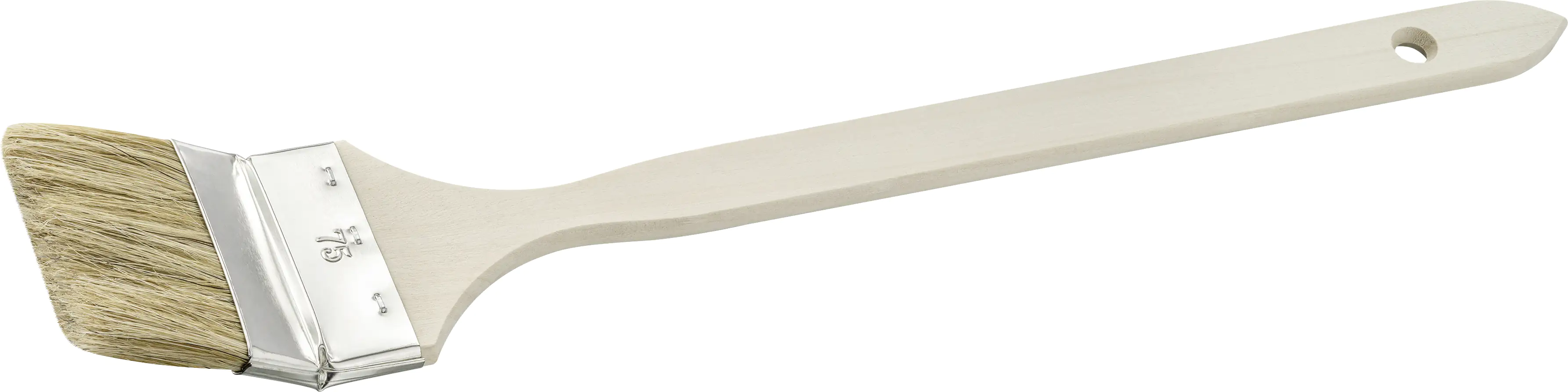 Color Expert Eckenpinsel Kunstborste hell 50 mm 1.5-fache Stärke, Holz