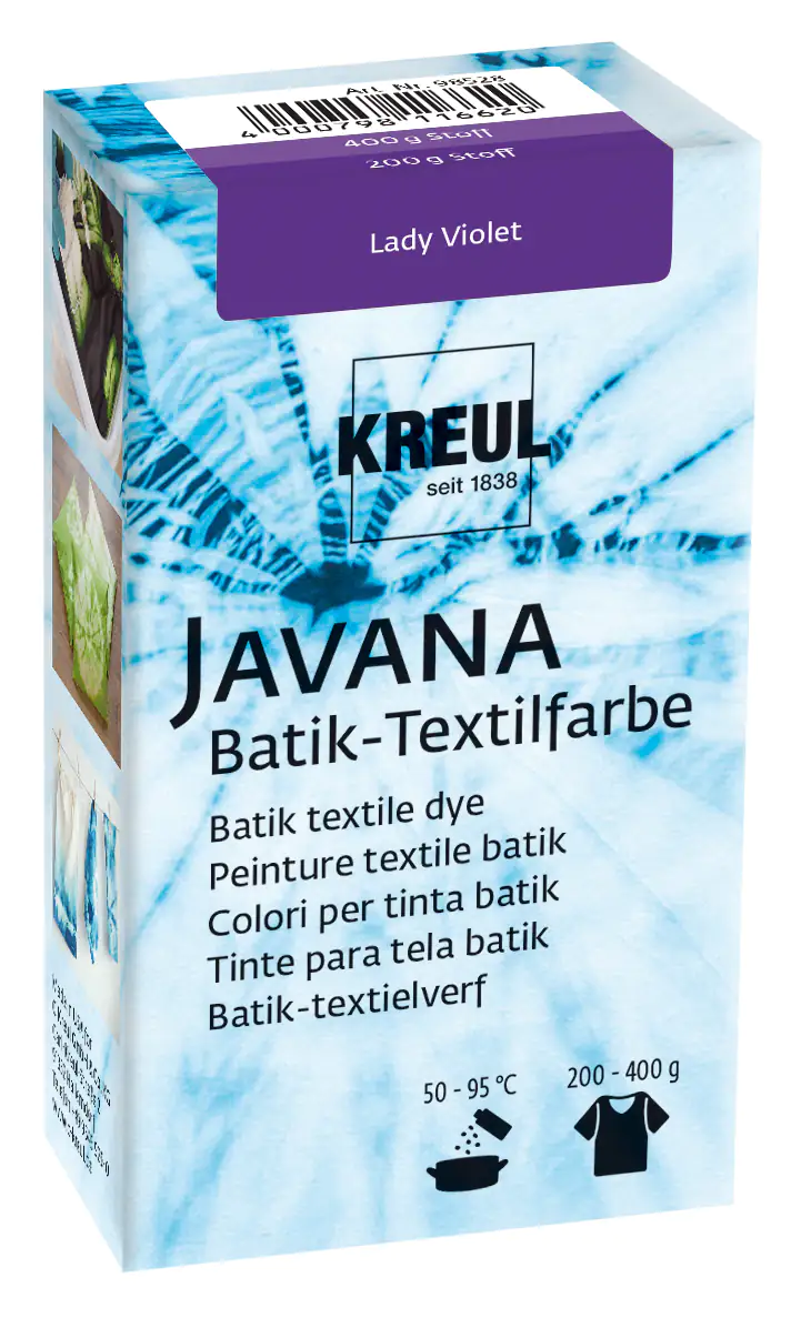 Kreul Javana Batik-Textilfarbe Lady Violet, 70 g