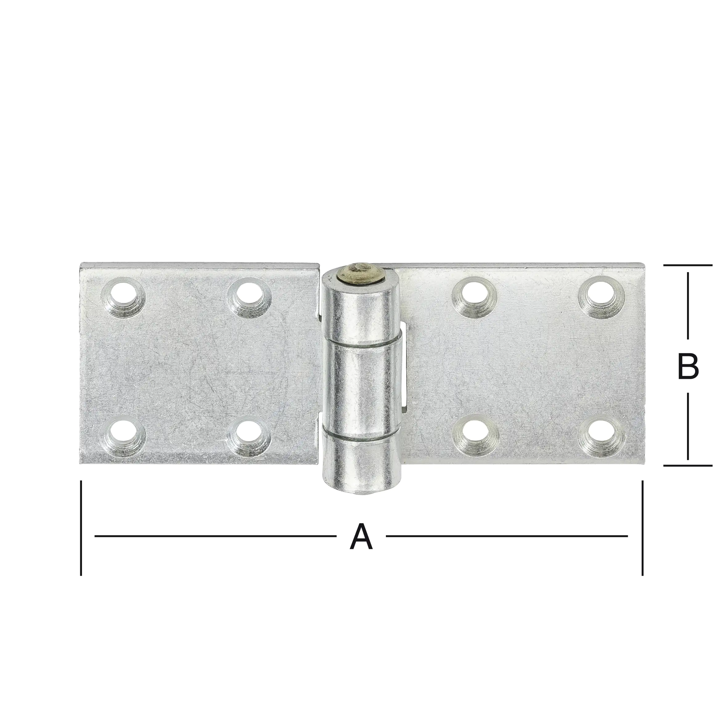 Vormann Breite Scharniere verzinkt 130 x 50 mm
