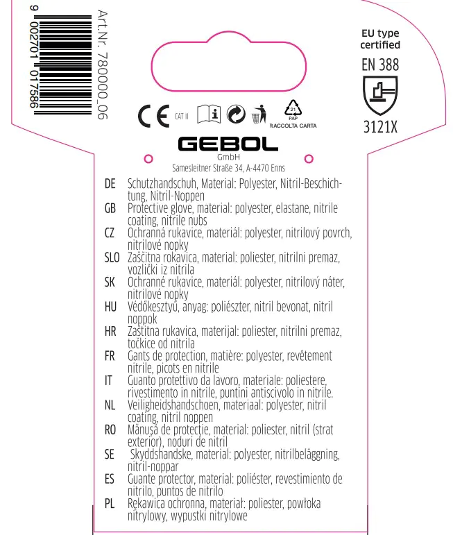 Gebol Handschuh Clivia  