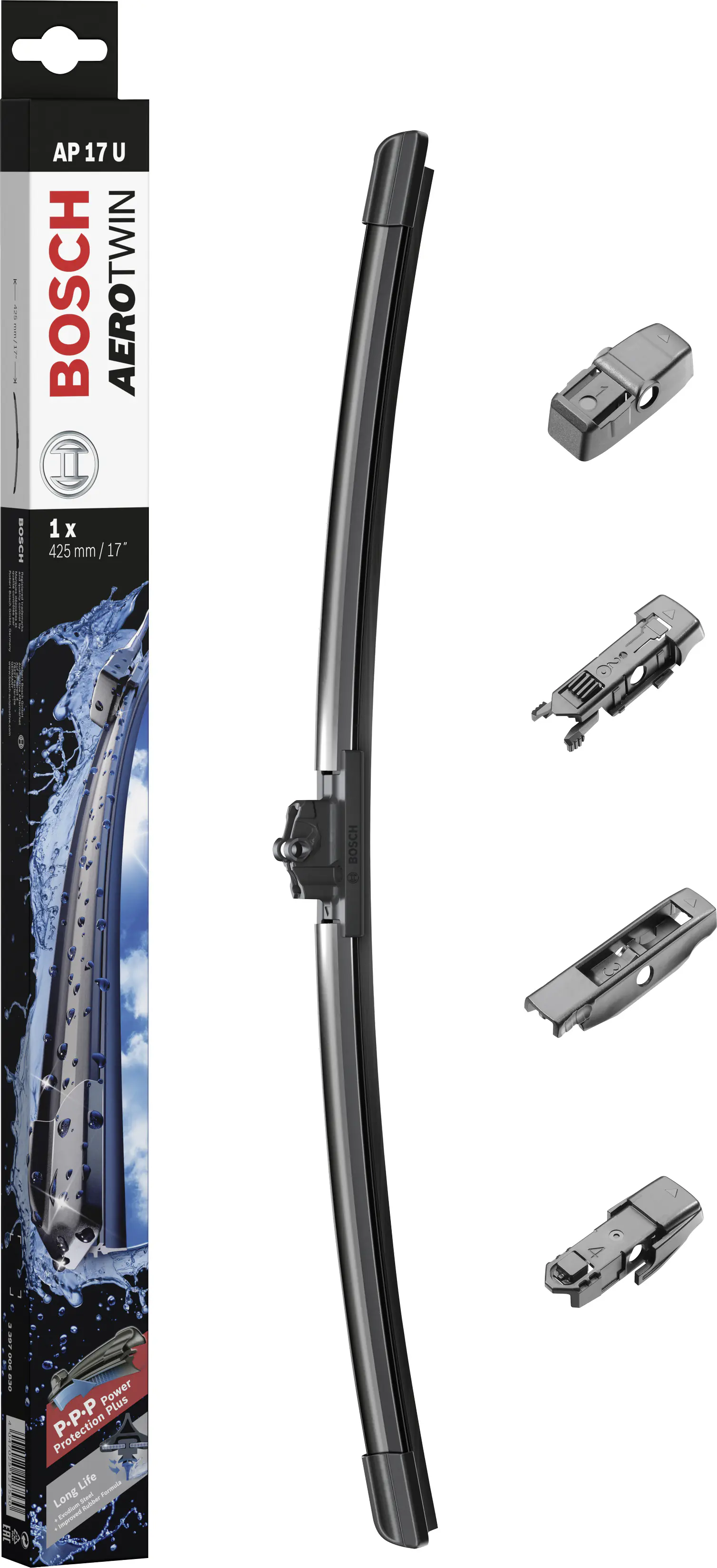 Bosch Scheibenwischer Wischblatt Aerotwin AP17U