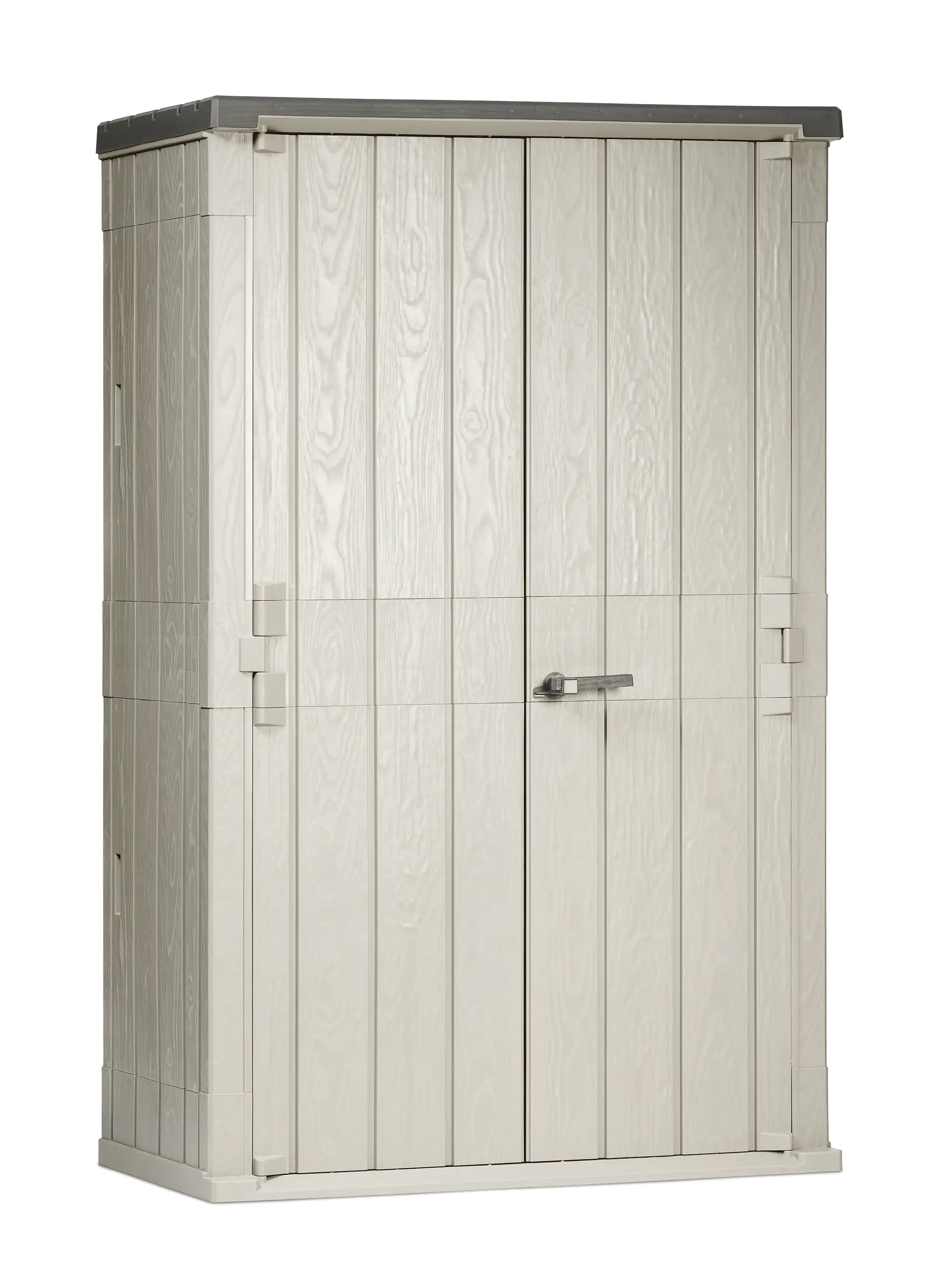 Geräteschrank Stora Way 130 x 76 x 206,2 cm, grau / anthrazit
