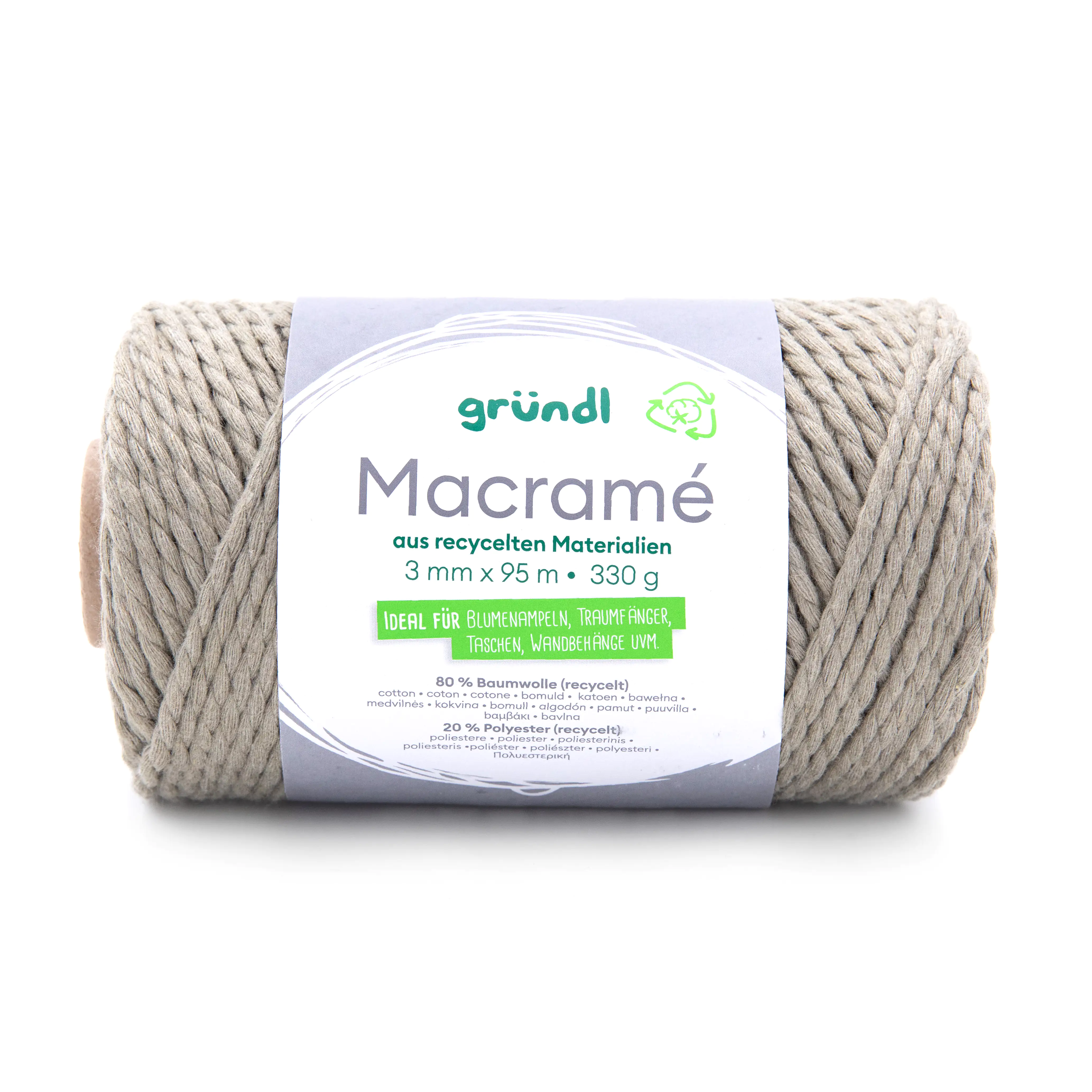 Gründl Macramé khaki 330 g