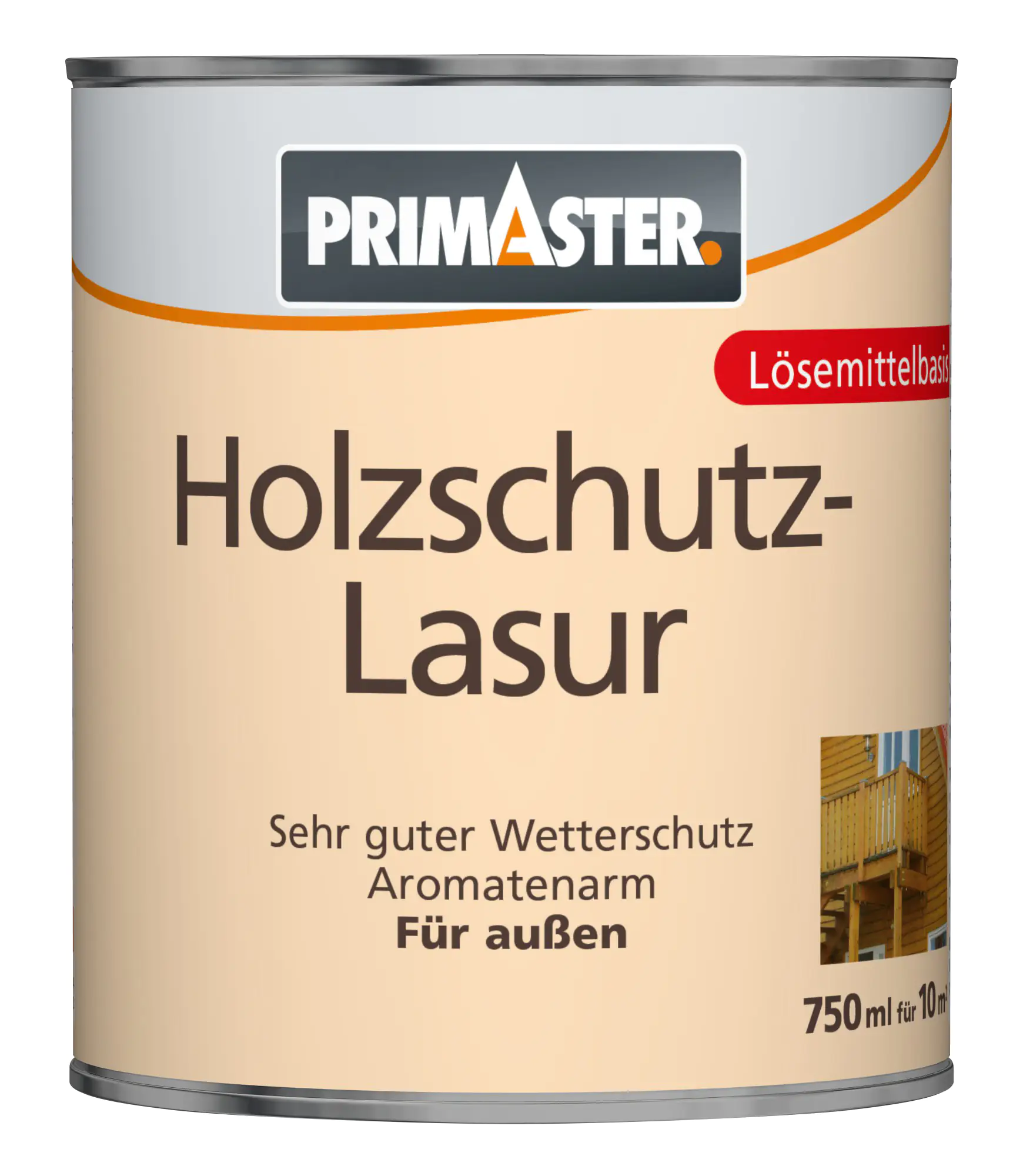 4001044170953 Primaster Holzschutzlasur 750 ml nussbaum