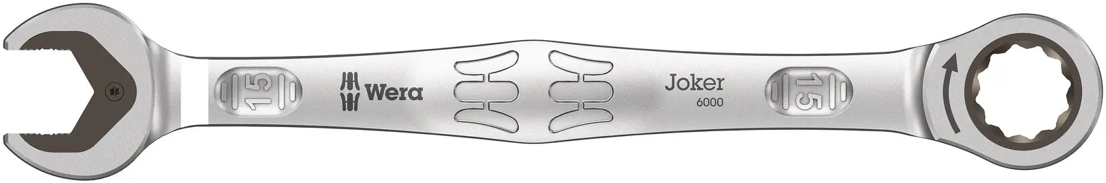 Wera Ring-Ratschen-Maulschlüssel 6000 Joker 15 mm