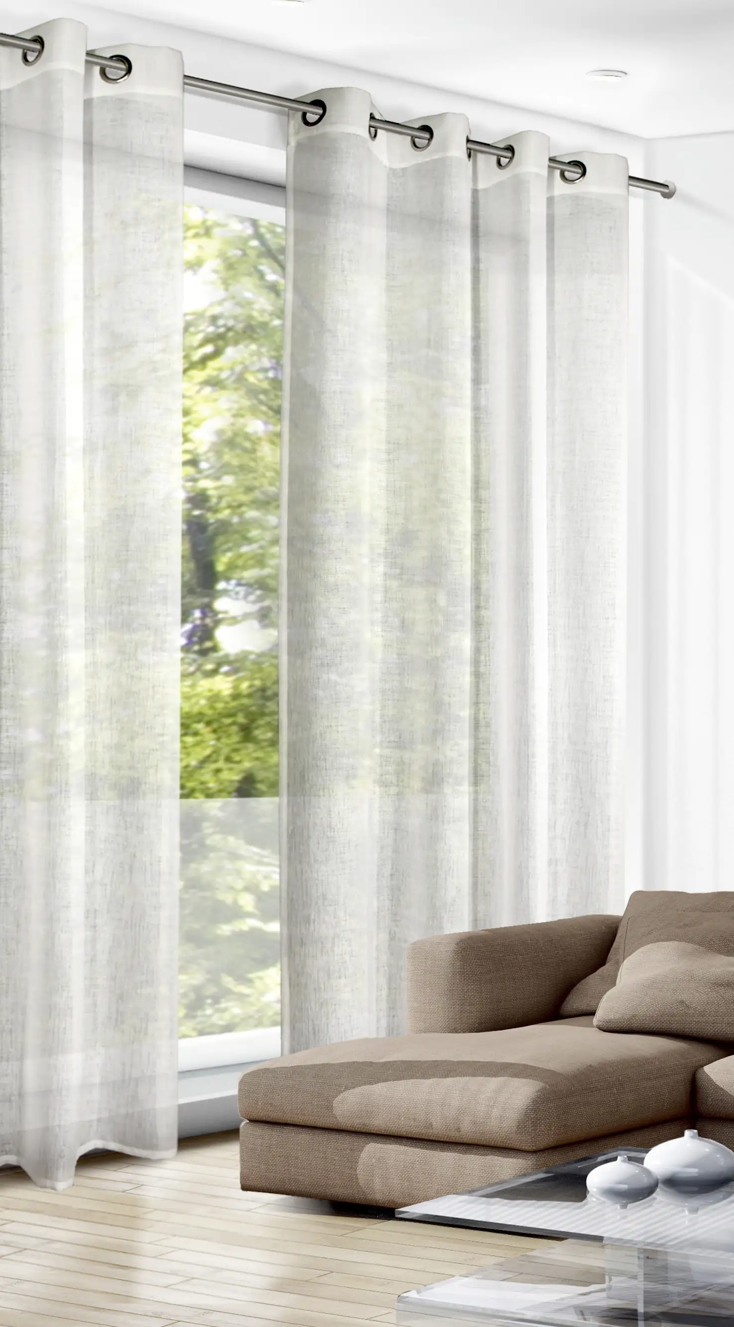 Neusser Collection Ösenschal Struktur creme, 140 x 245 cm Neusser Collection Ösenschal Struktur creme, 140 x 245 cm