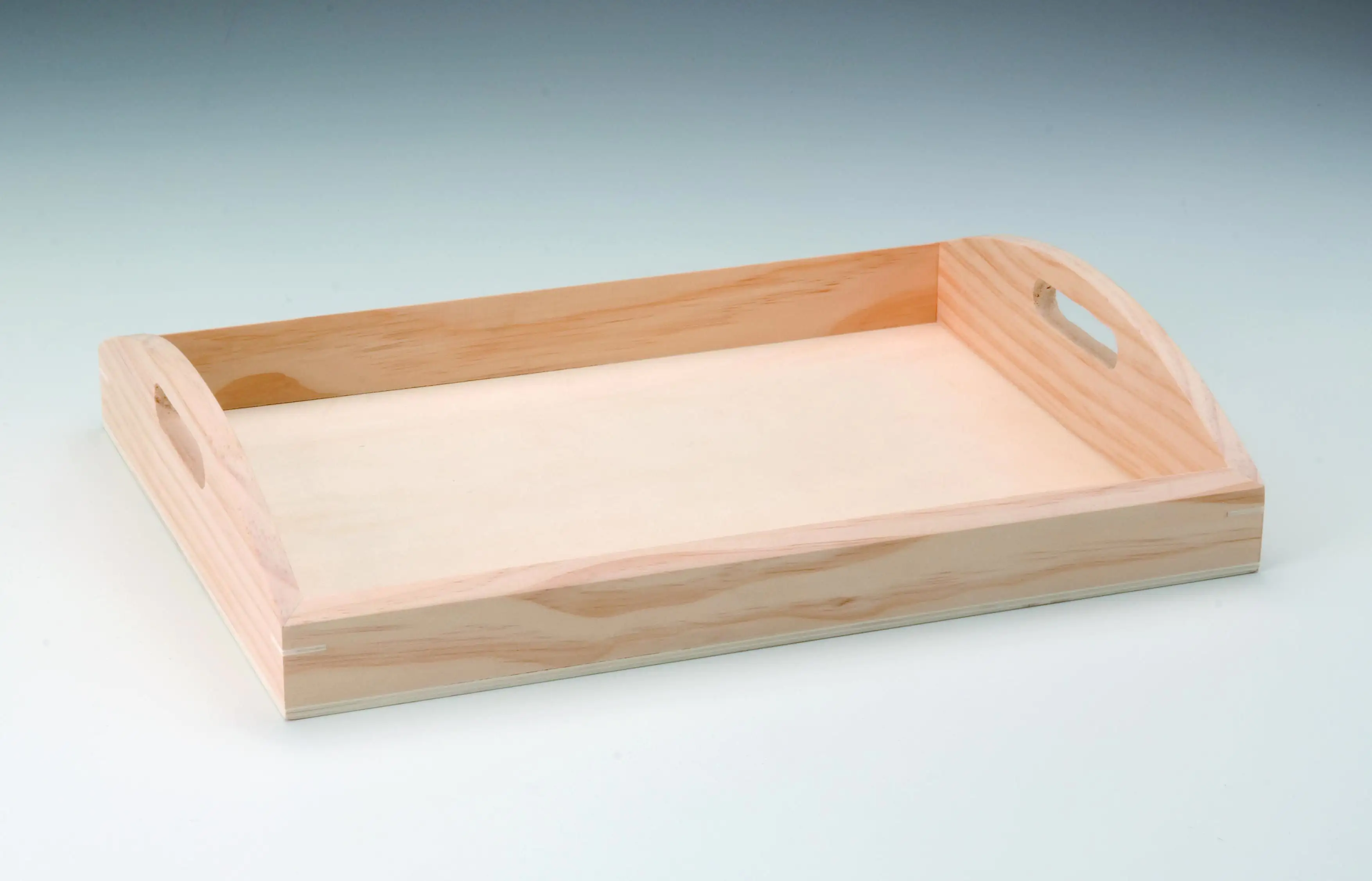 Glorex Holz Serviertablett 37 x 28 x 7 cm