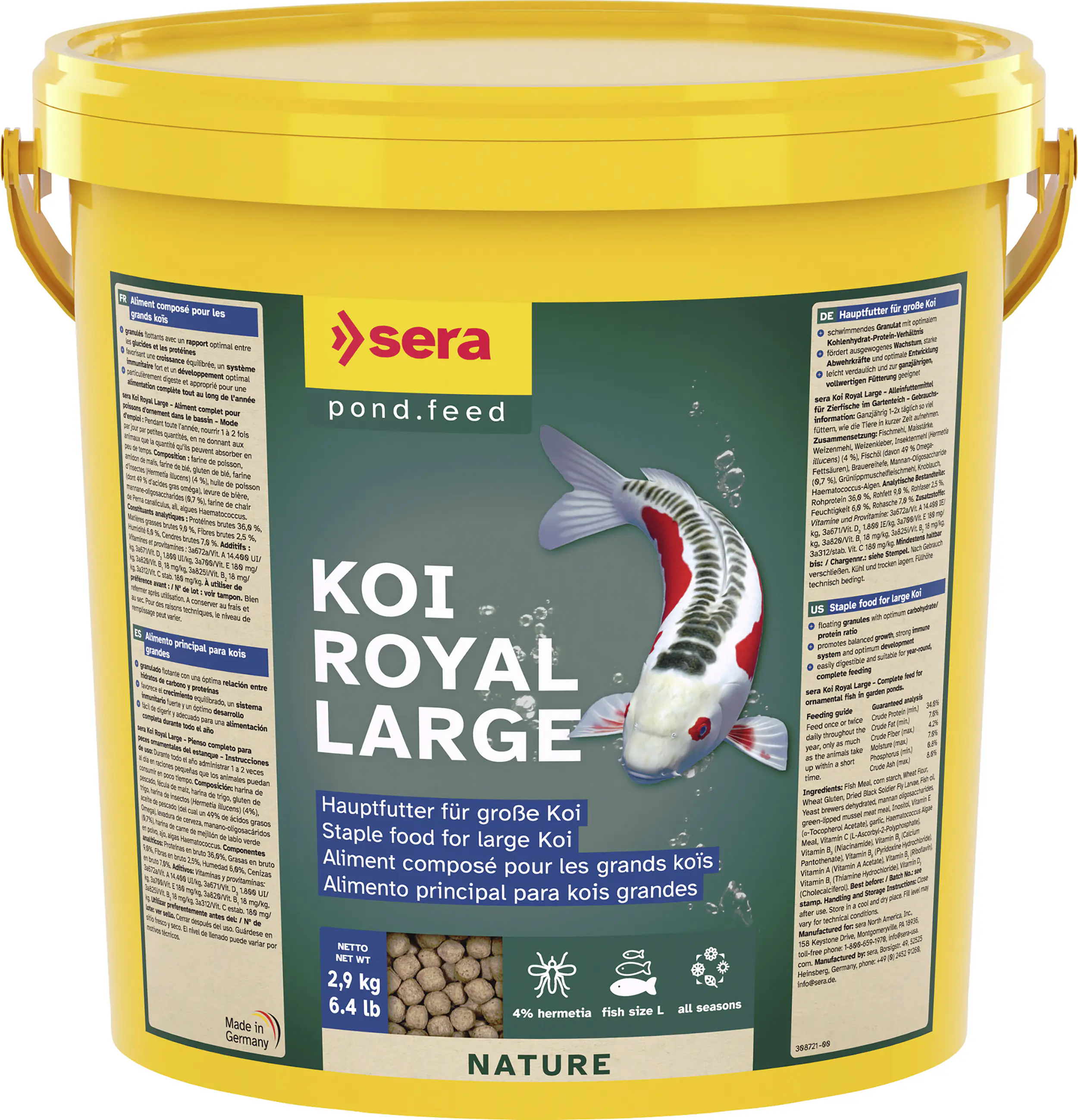Sera Koifutter Royal Large für größere Koi 10 L Sera Koifutter Royal Large für größere Koi 10 L