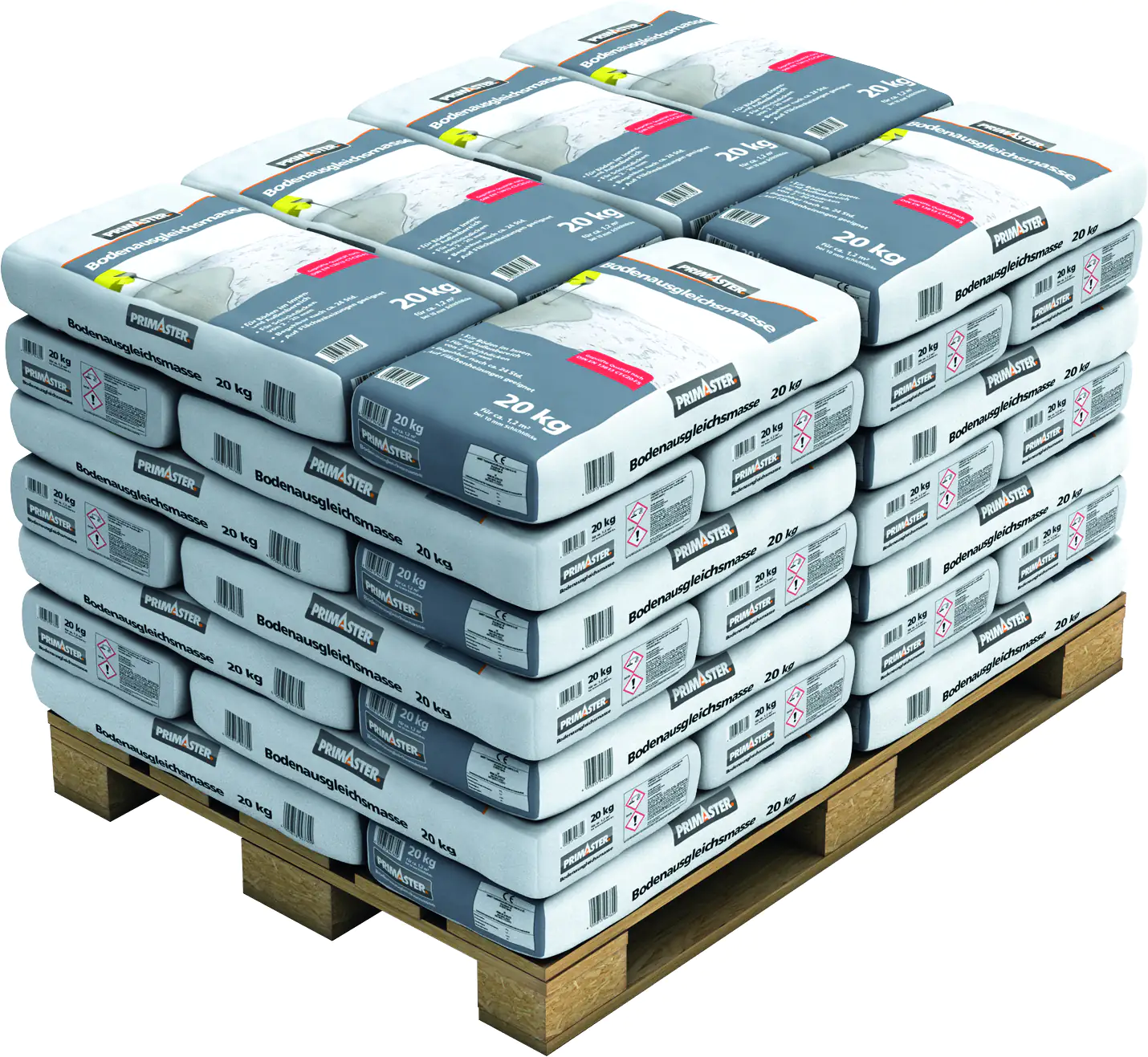 Primaster Bodenausgleichsmasse 20 kg grau 42 St. Palettenabnahme Primaster Bodenausgleichsmasse 20 kg grau 42 St. Palettenabnahme