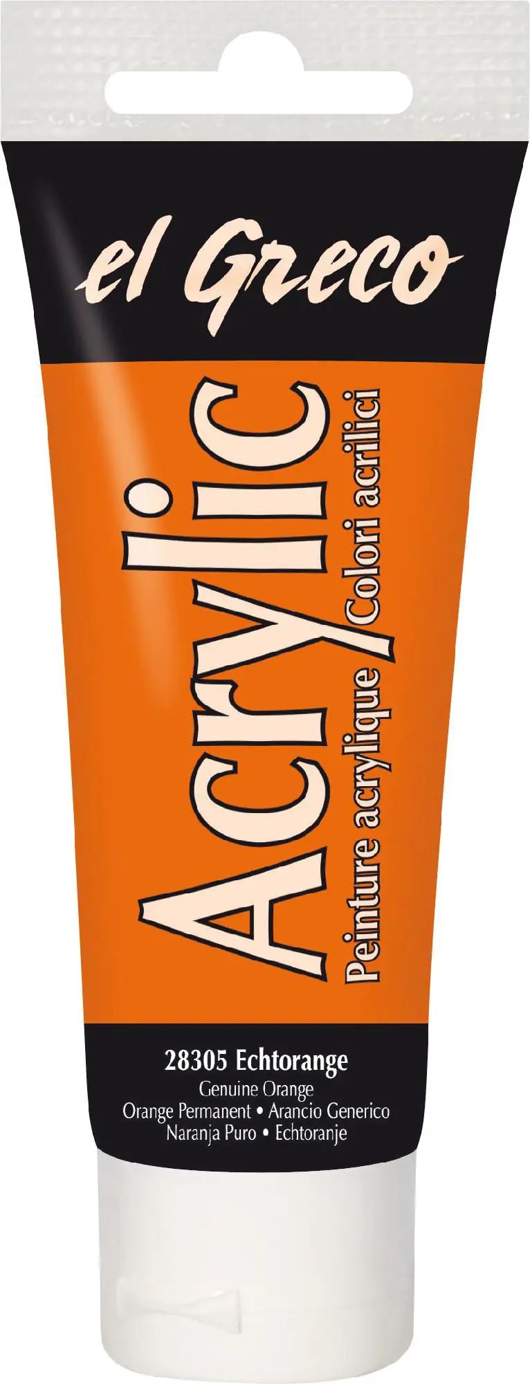 Kreul el Greco Acrylic Tube echtorange 75 ml Kreul el Greco Acrylic Tube echtorange 75 ml