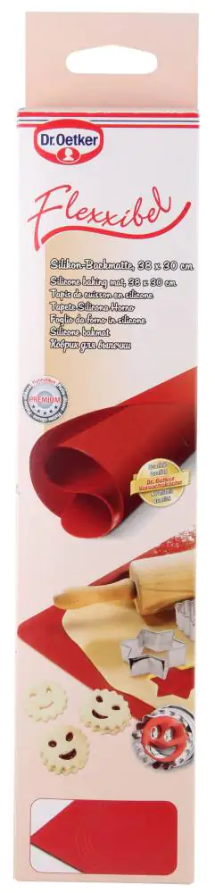 Dr. Oetker Silikonmatte Flexxibel 38 x 30 cm Dr. Oetker Silikonmatte Flexxibel 38 x 30 cm