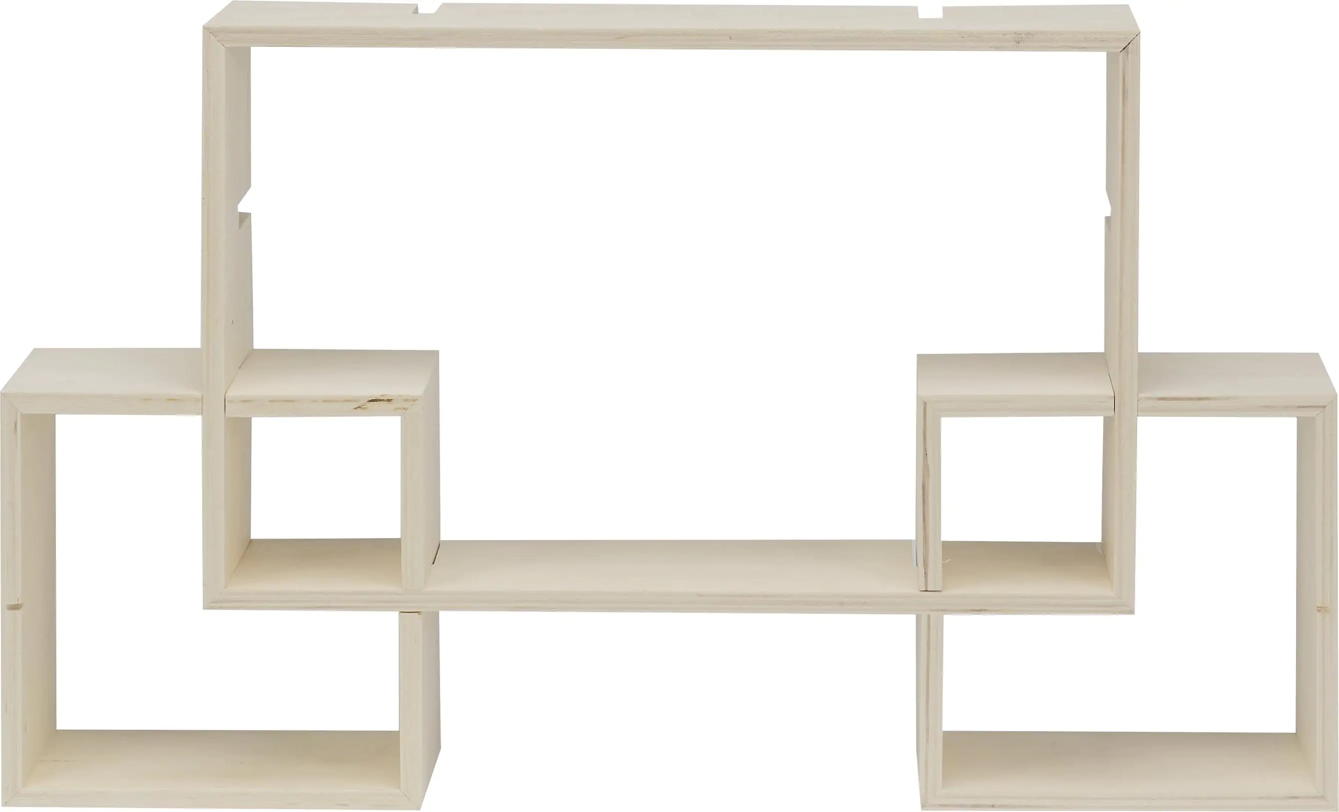 Glorex Design-Rahmen Holz Rechteck 3 Stück