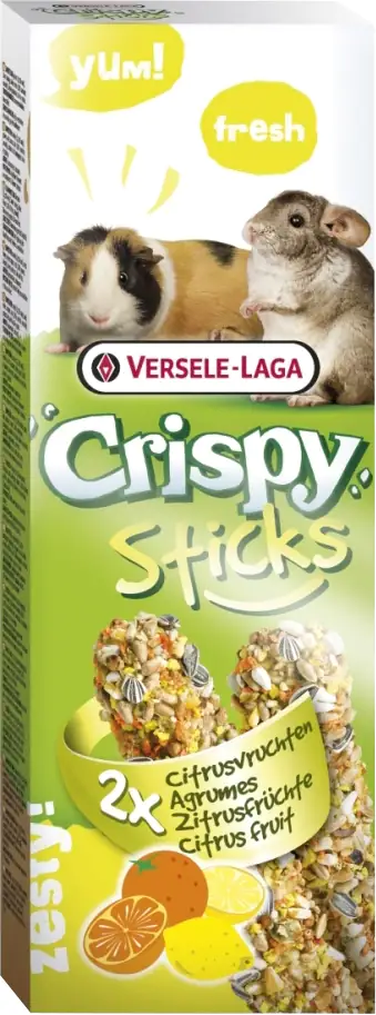 Crispy Sticks Meerschweinchen-Chinchillas Zitrusfrüchte 2 Stück 110 g