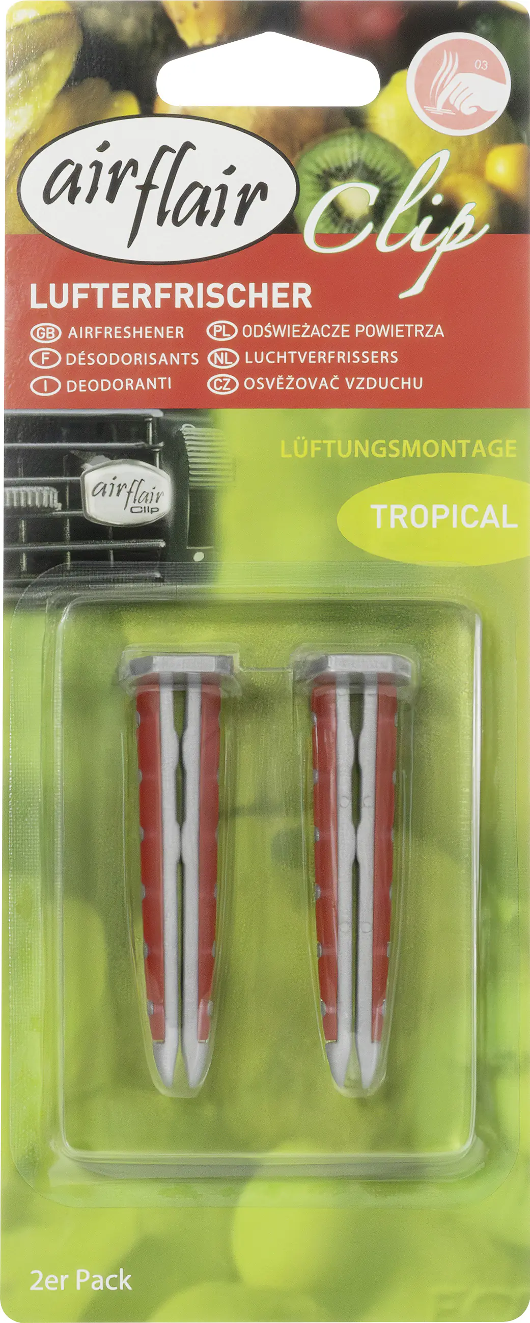 airflair Lufterfrischer Clip Tropical