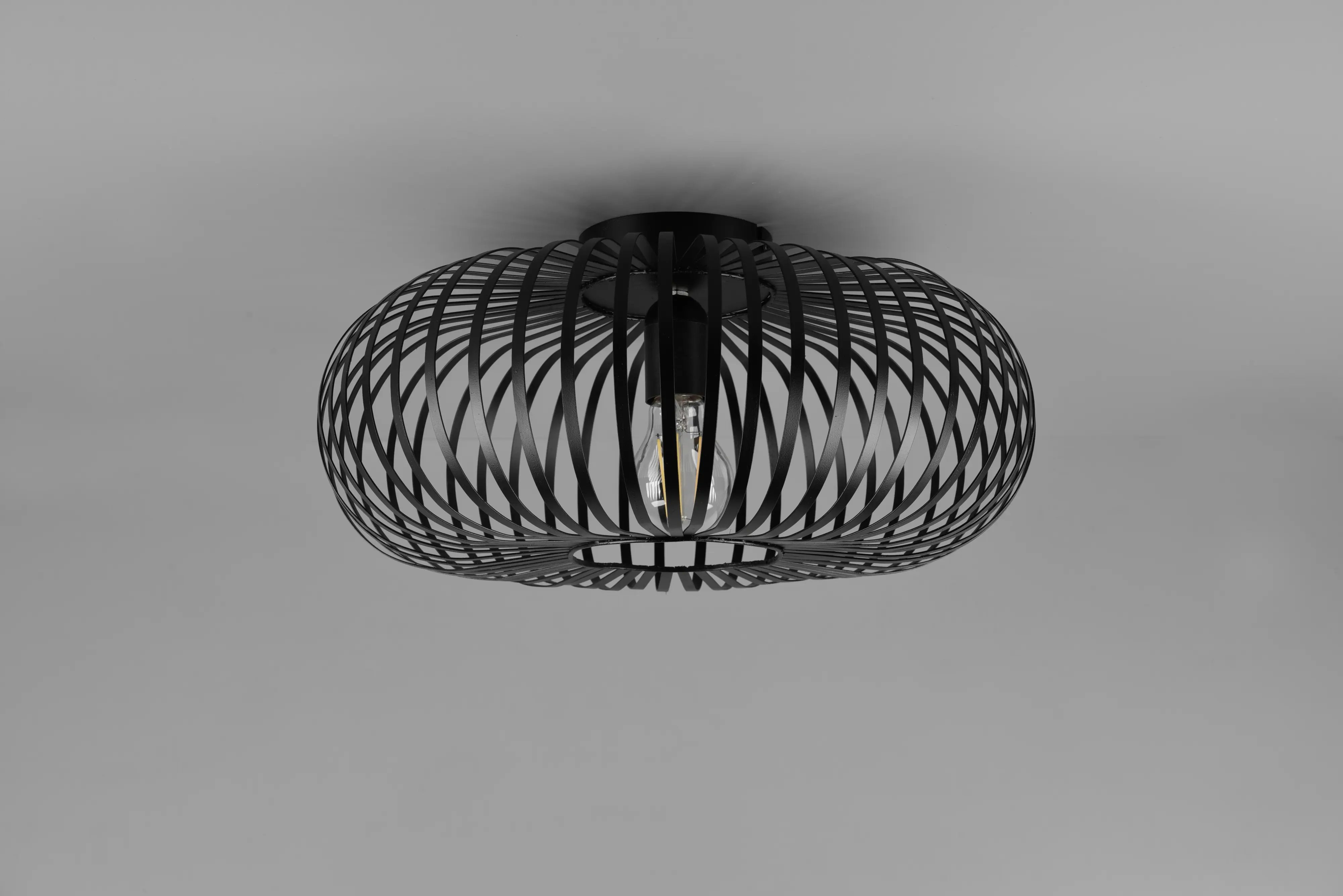 Trio Deckenleuchte Johann schwarz  Ø 40 cm