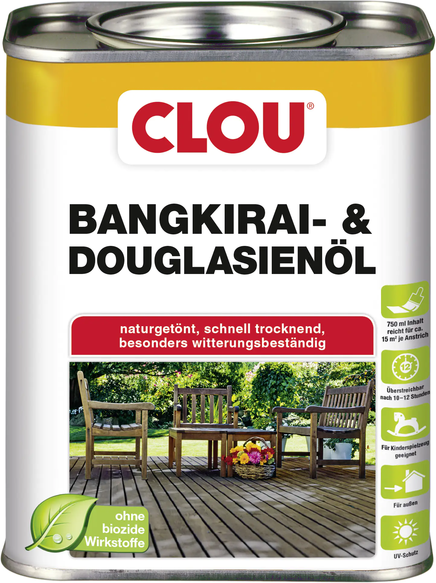 Clou Bangkirai & Douglasien Öl 750 ml