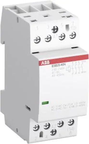 4013614524257 ABB Installationsschütz ESB25, 4-polig, 25 A, 230 V AC, 2TE