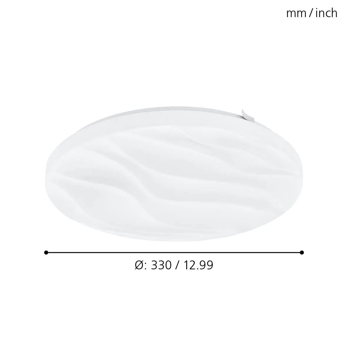Eglo LED Deckenleuchte Benariba weiß Ø 33 cm Eglo LED Deckenleuchte Benariba weiß Ø 33 cm