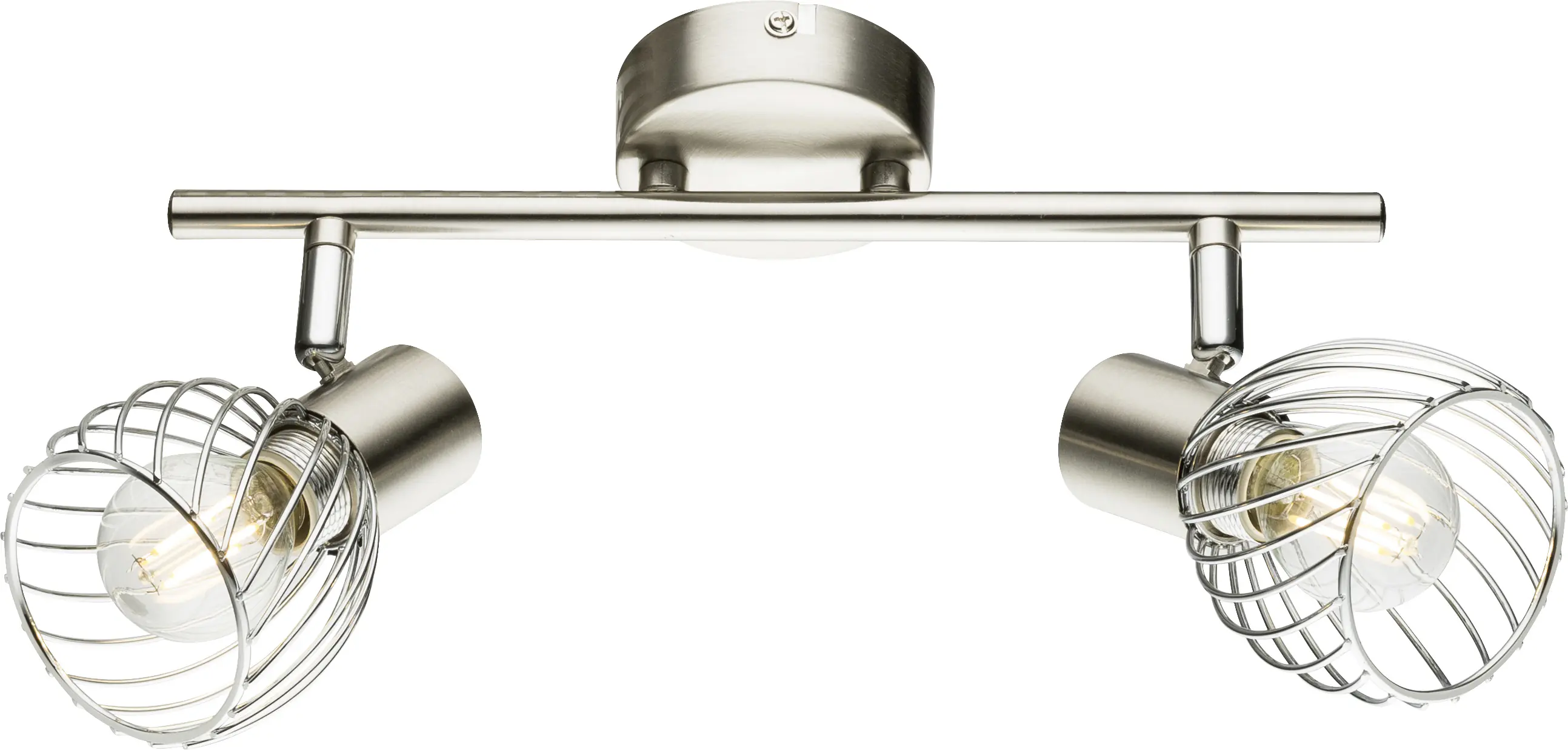 Globo 2er Spot Texas nickel 30 x 8 cm E14, max. 40 W