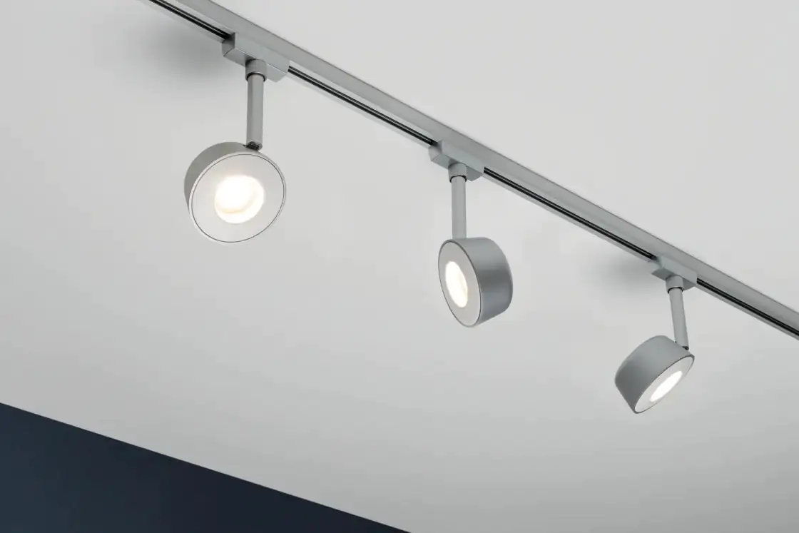Paulmann URail LED Einzelspot Cover chrom matt weiß 8 cm 4 W Paulmann URail LED Einzelspot Cover chrom matt weiß 8 cm 4 W