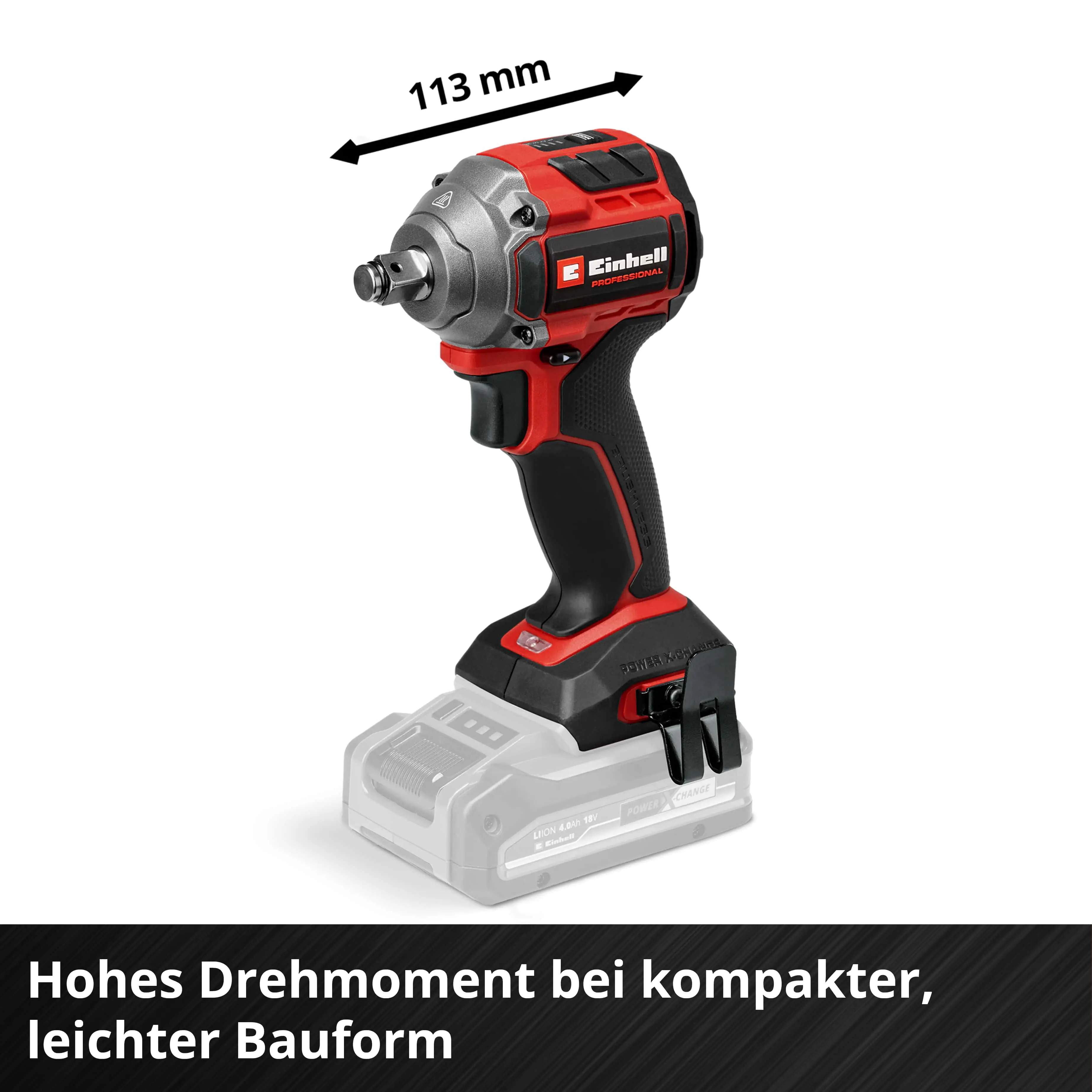 Einhell Professional Akku-Schlagschrauber TP-CW 18/260-C Li BL Solo Einhell Professional Akku-Schlagschrauber TP-CW 18/260-C Li BL Solo